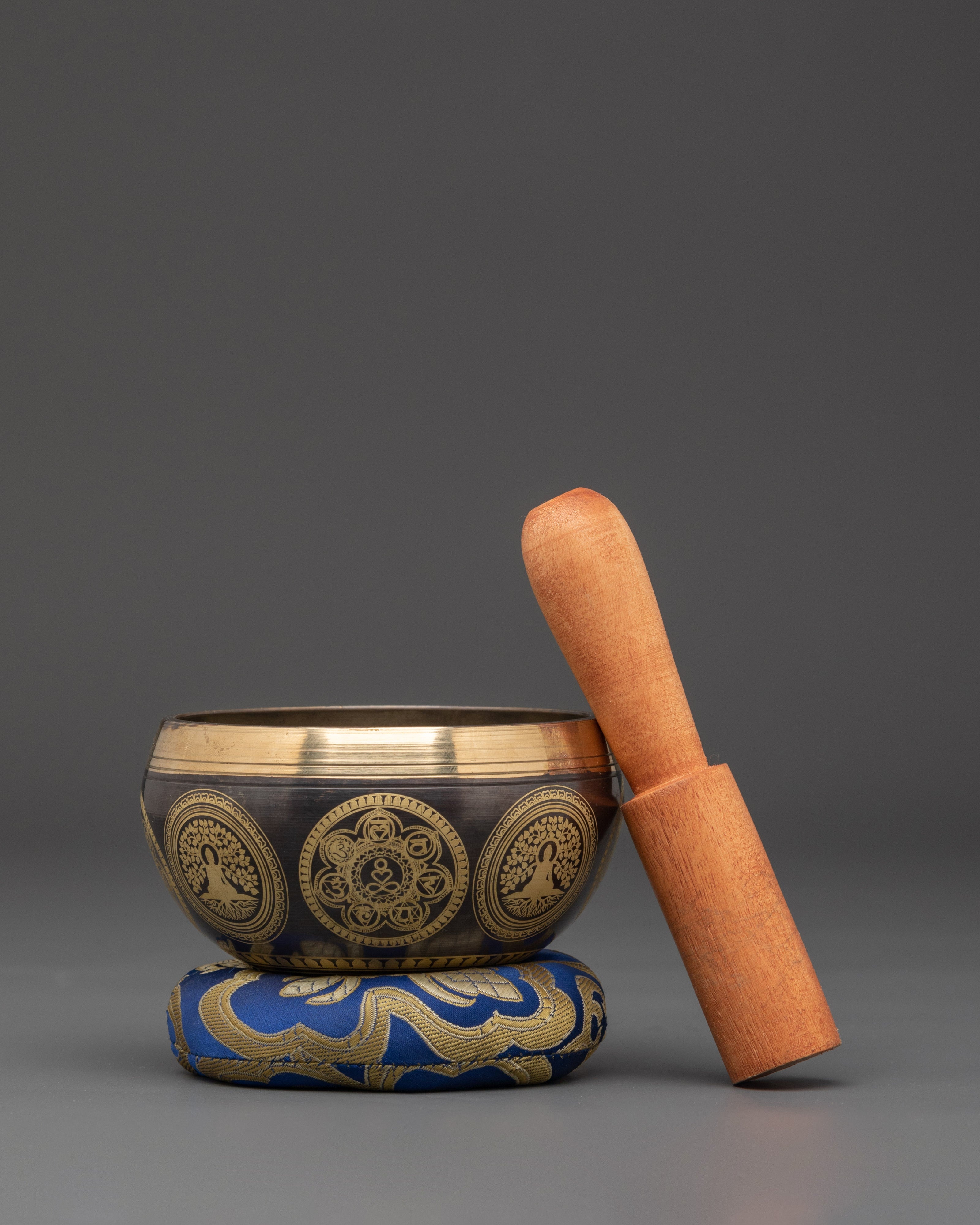 Healer Tibetan Singing Bowl Set |  Bronze Energy Healing Bowl