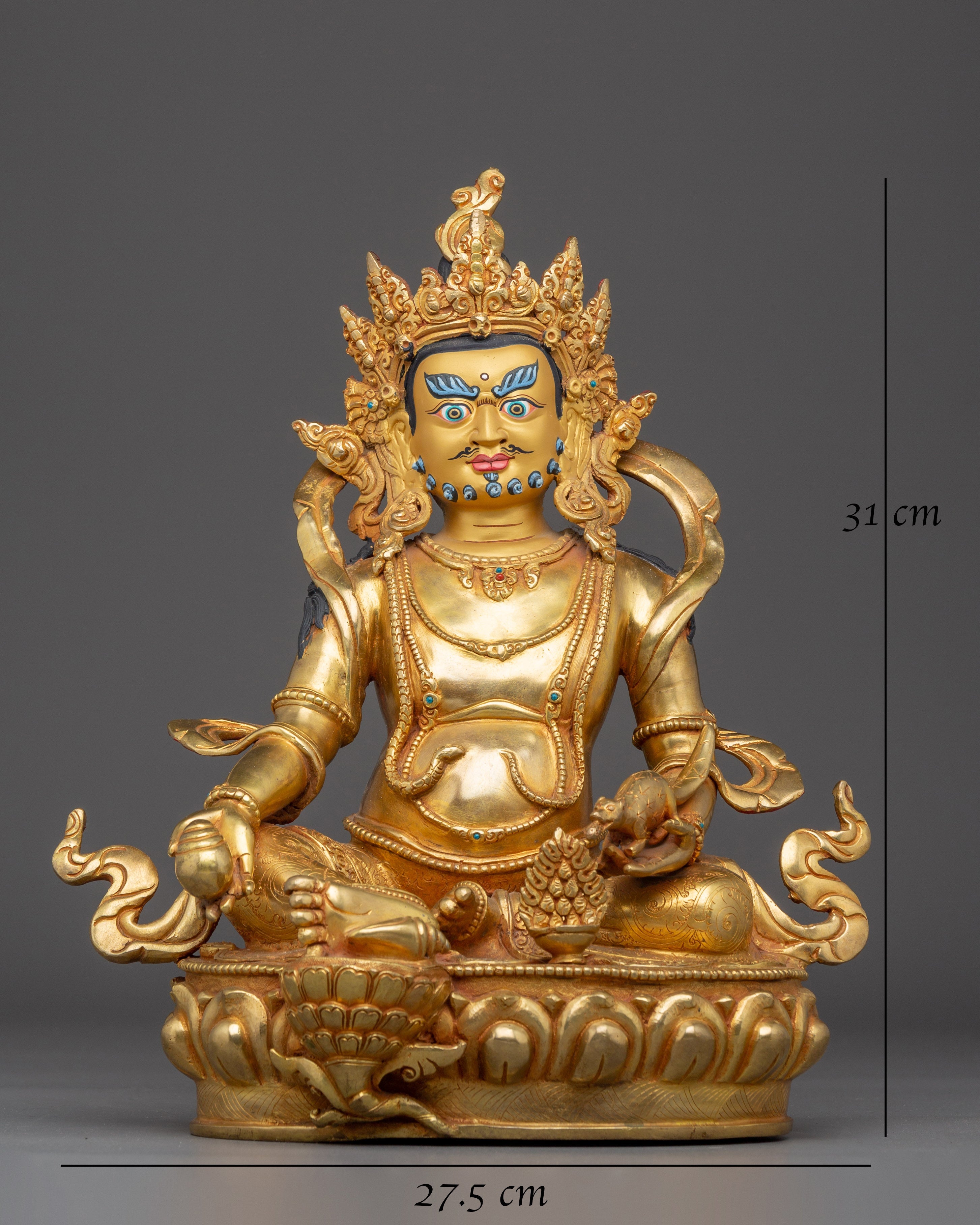 Wealth Protector Dzambala Statue for Meditation