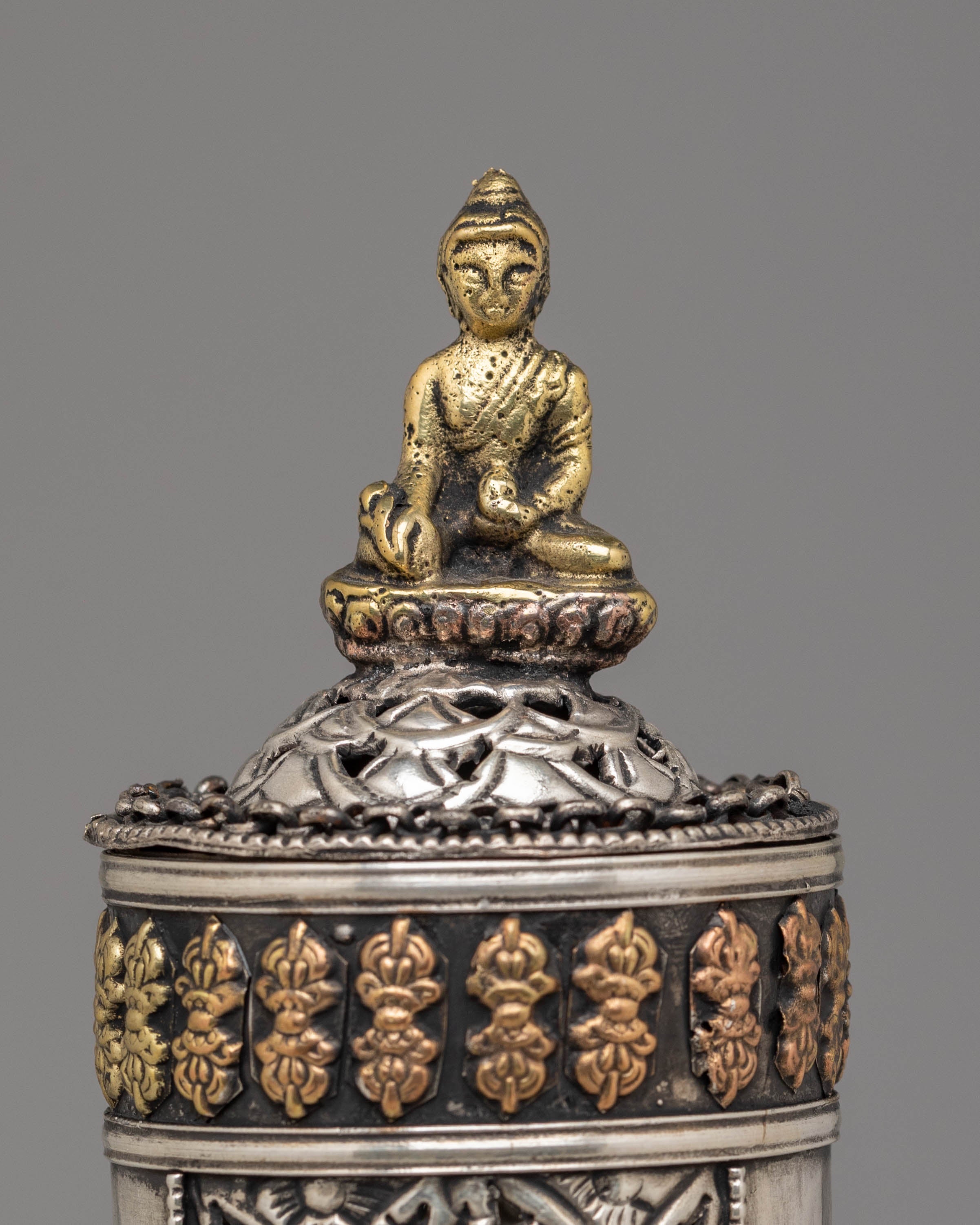 Buddhist Handmade Incense Holder | Tibetan Ritual Offering Bowl