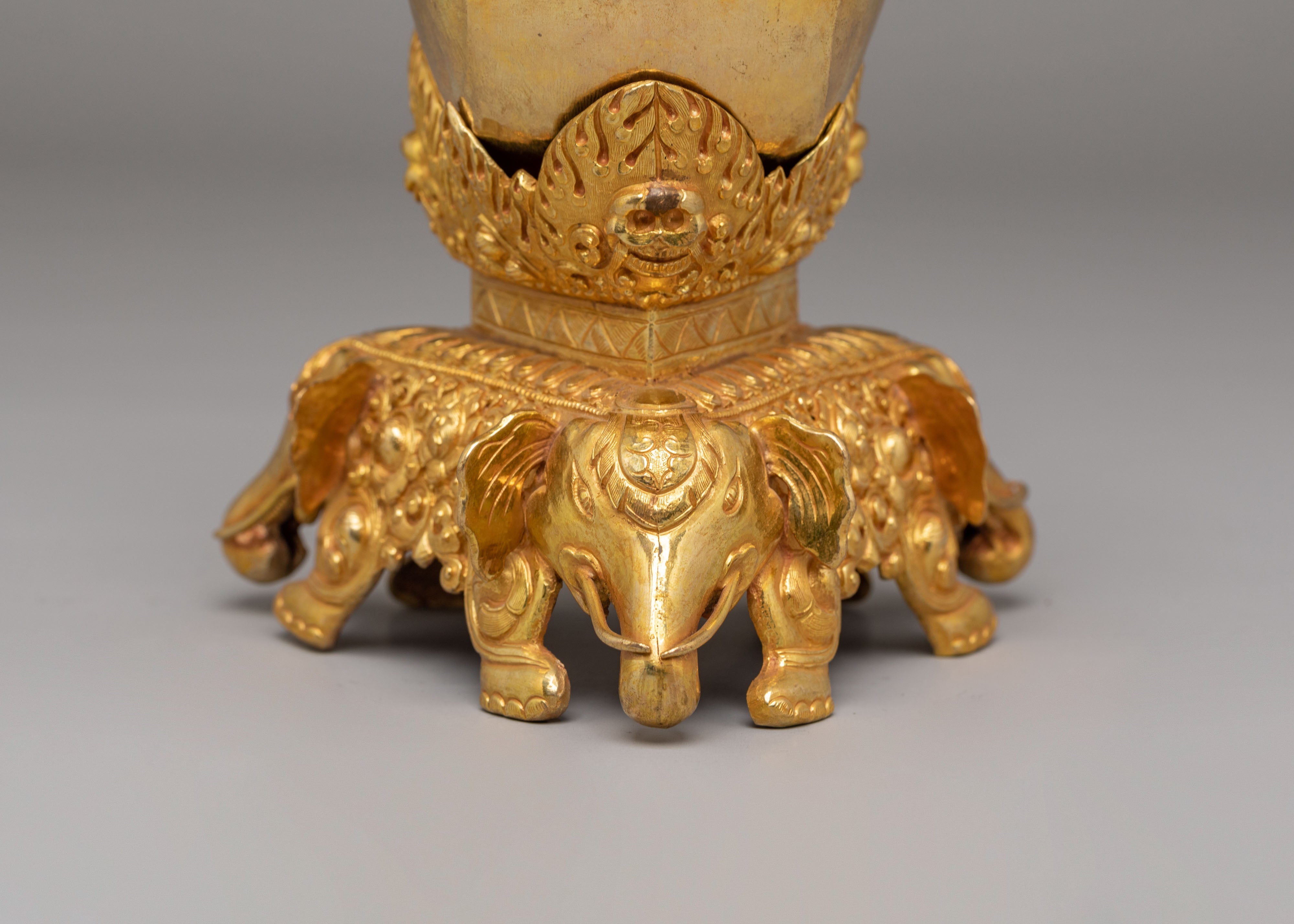Traditional Kapala Offering Set | Handcrafted Ritual Skull Cup