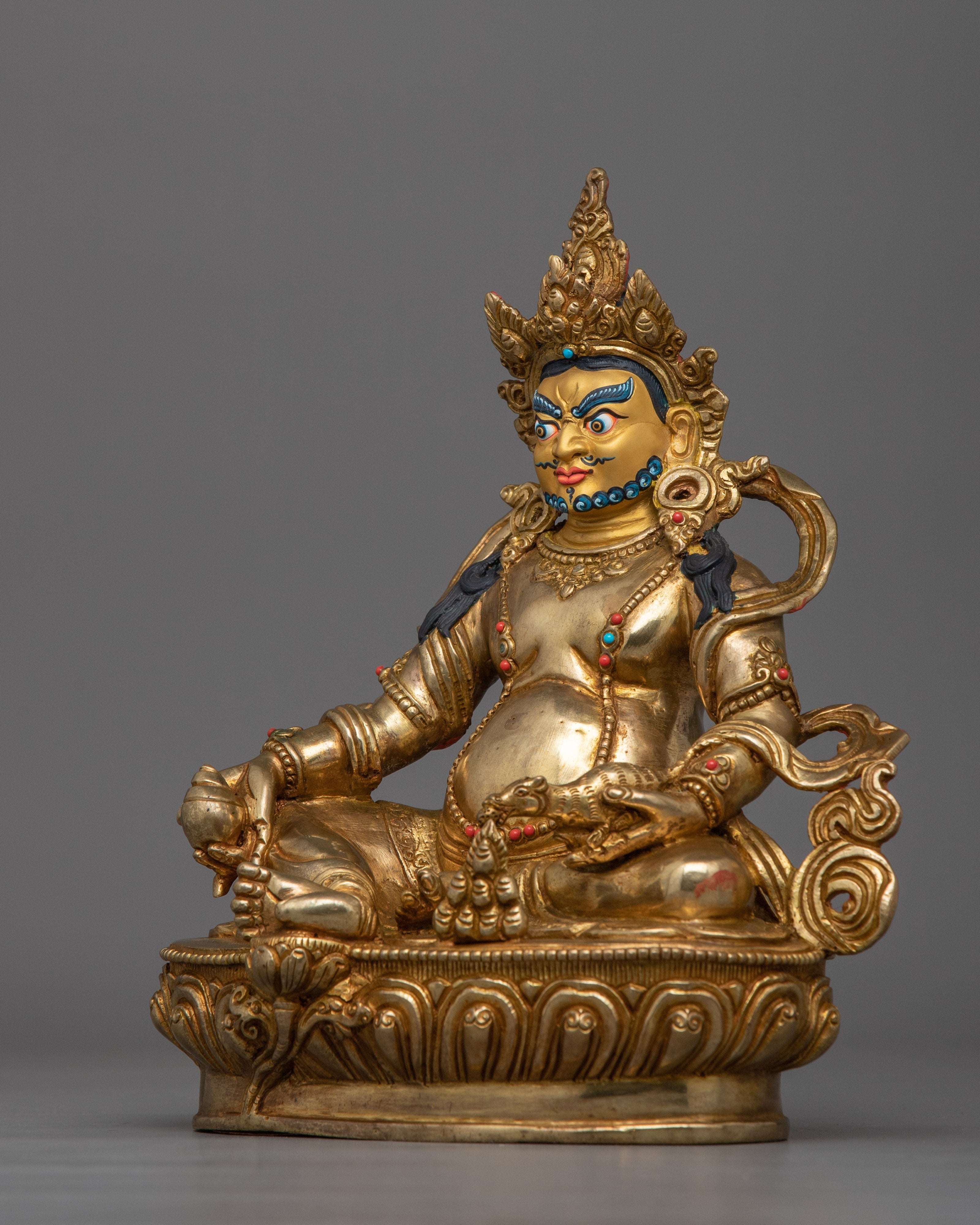 Dzambhala the Wealth Deity In Buddhism Statue | Material Wealth and Spiritual Prosperity