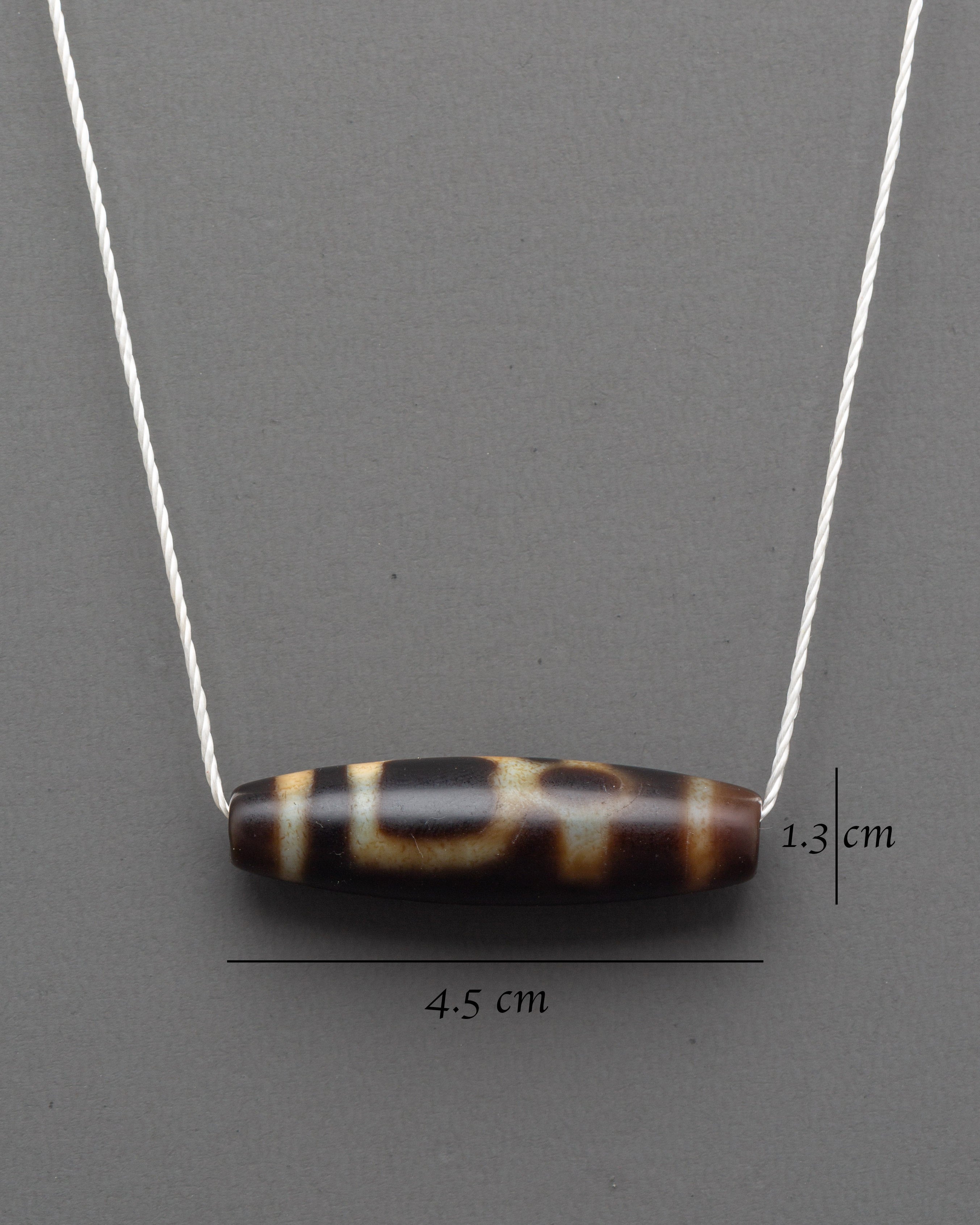 Tibetan Spiritual Protection Pendant | Authentic Tibetan Dzi Bead Jewelry