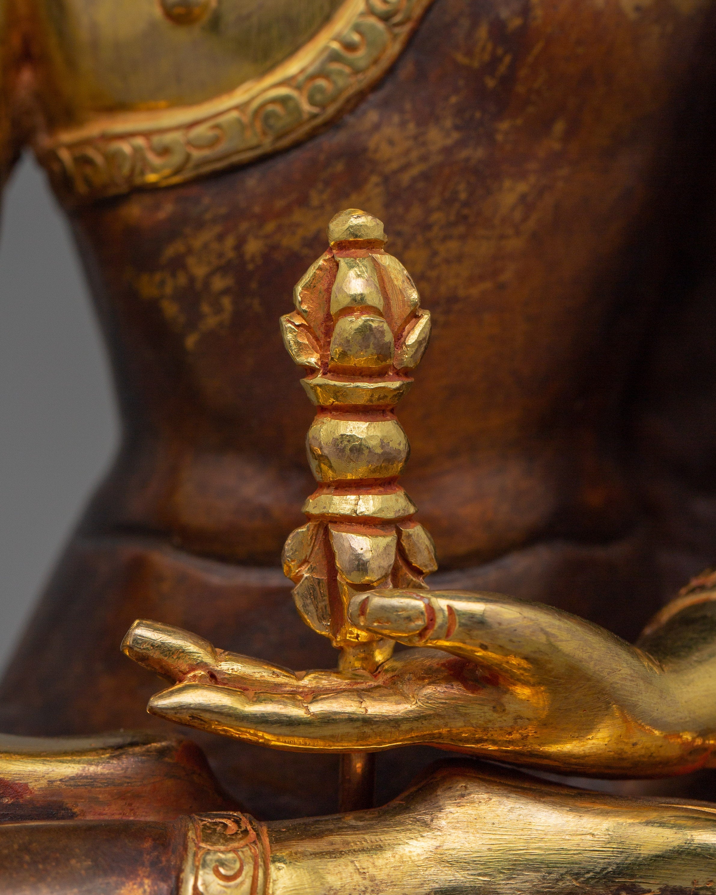 Mitrugpa with Vajra Statue | Traditional Himalayan Art