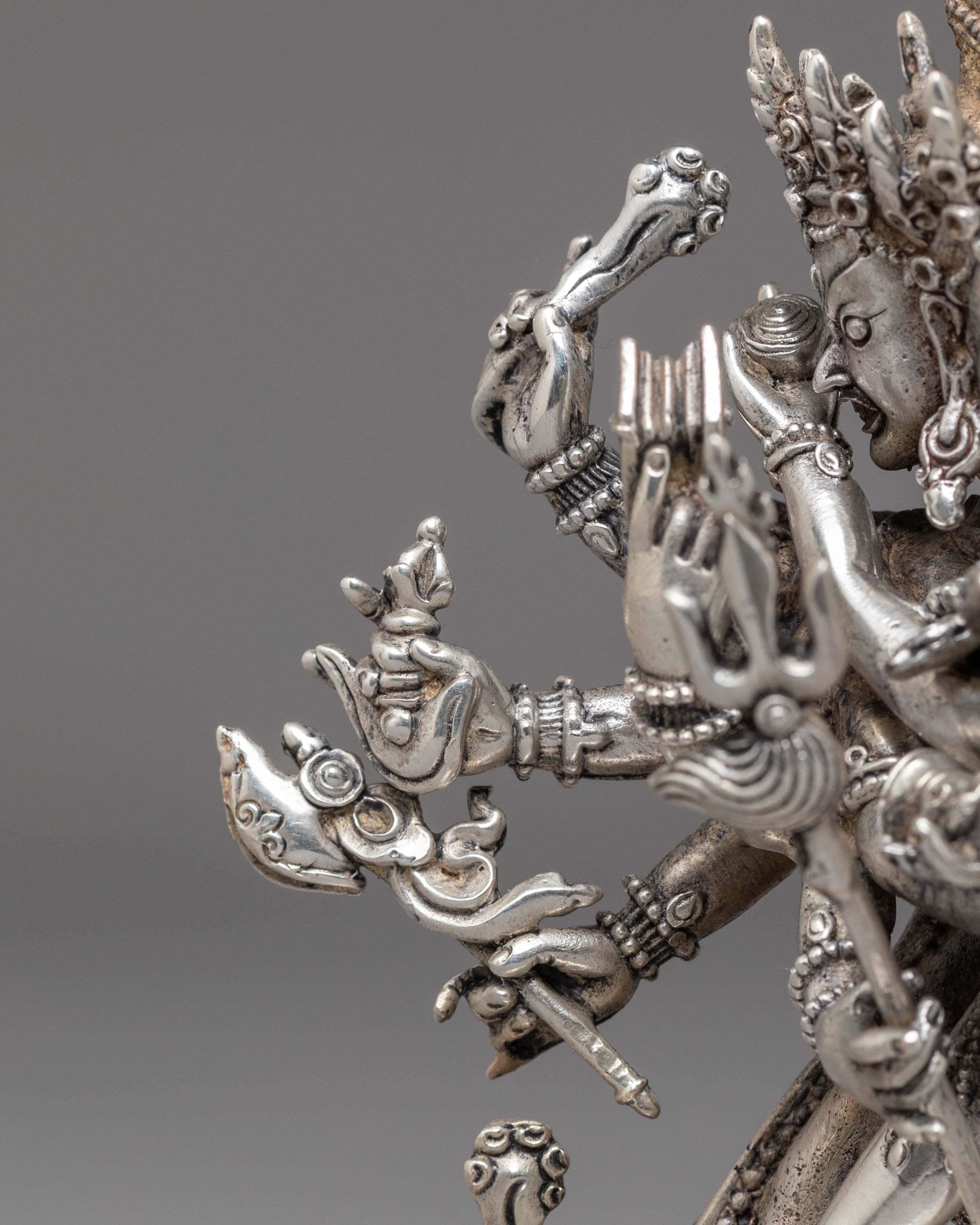 Buddhist Chakrasambhara Statue | Vajrayana Enlightened Deity