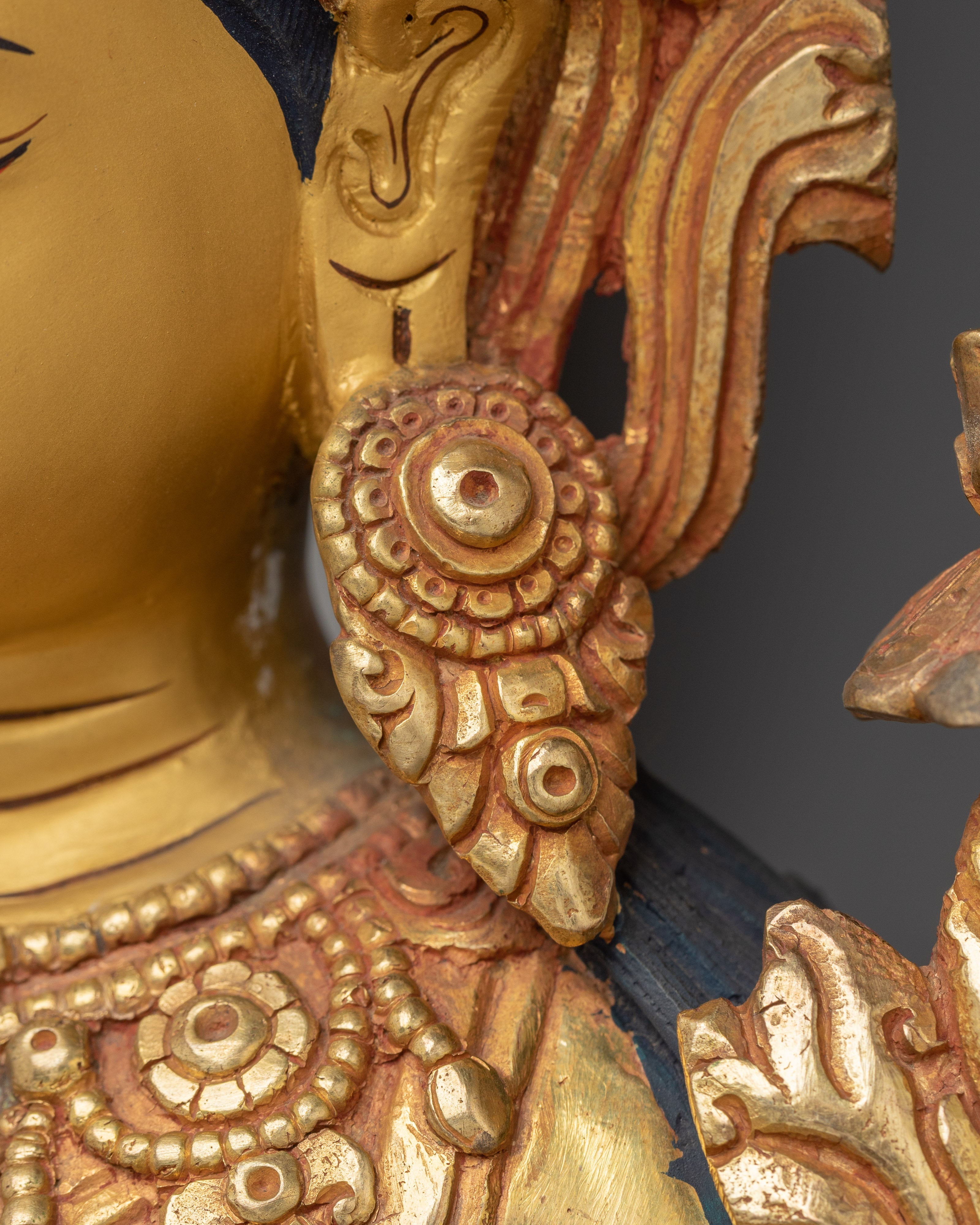 Golden White Tara Spiritual Statue | Shyama Tara - Mother of Liberation