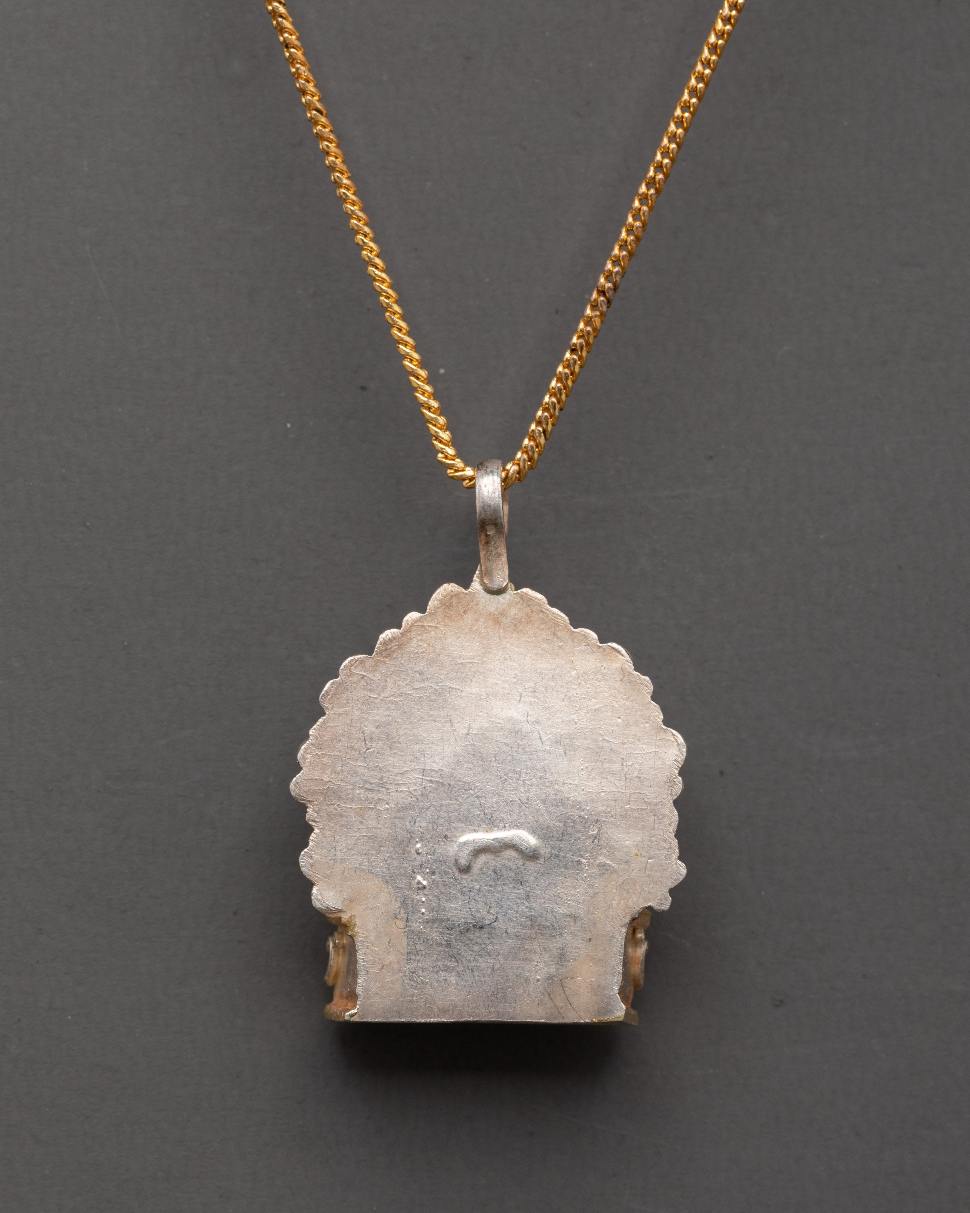 Handmade Vajrasattva Locket | Tibetan Buddhist Silver Amulet