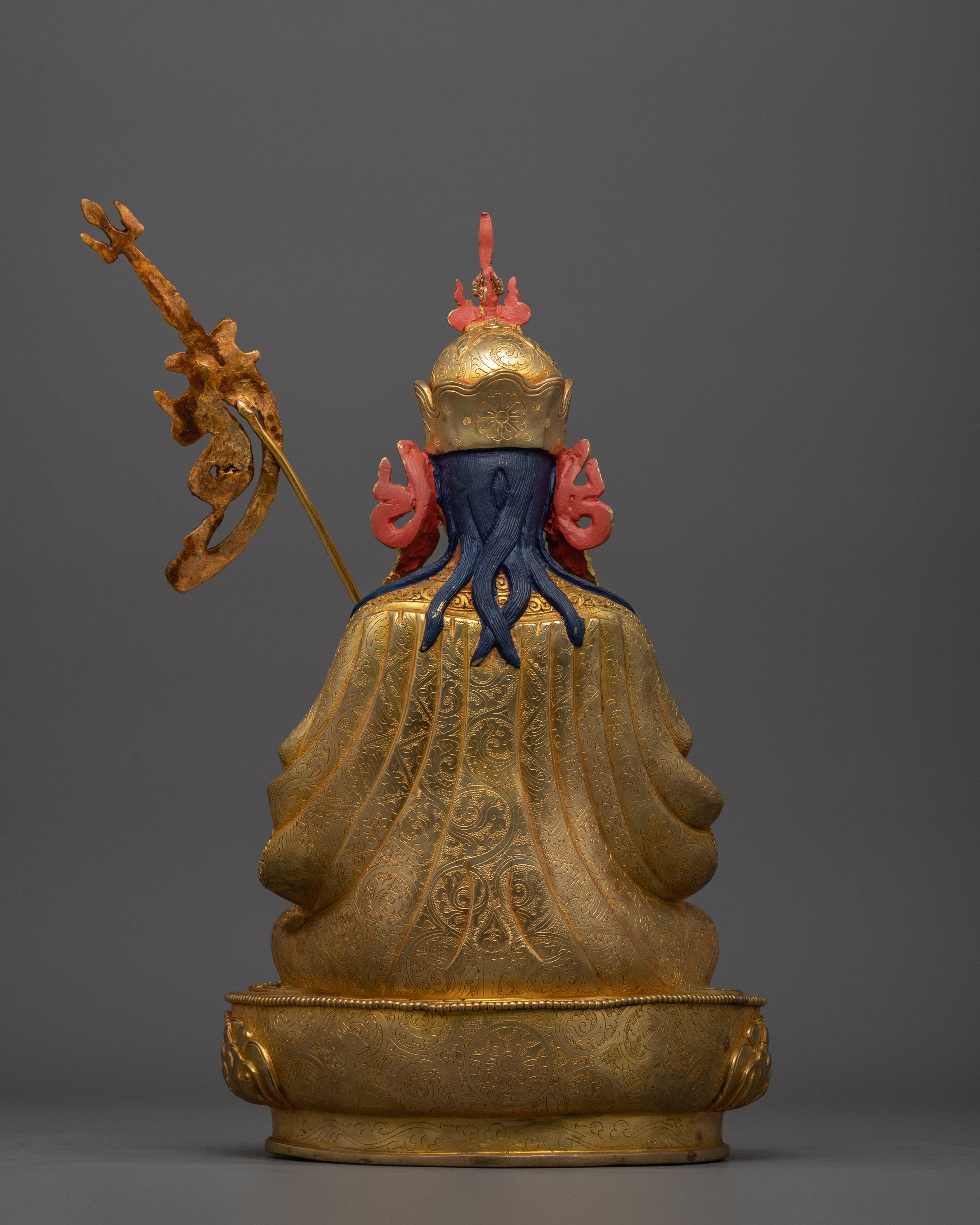 Guru Rinpoche Founder of Tibetan Buddhism Statue | Guru Padmasambhava Tibetan Tantric Master