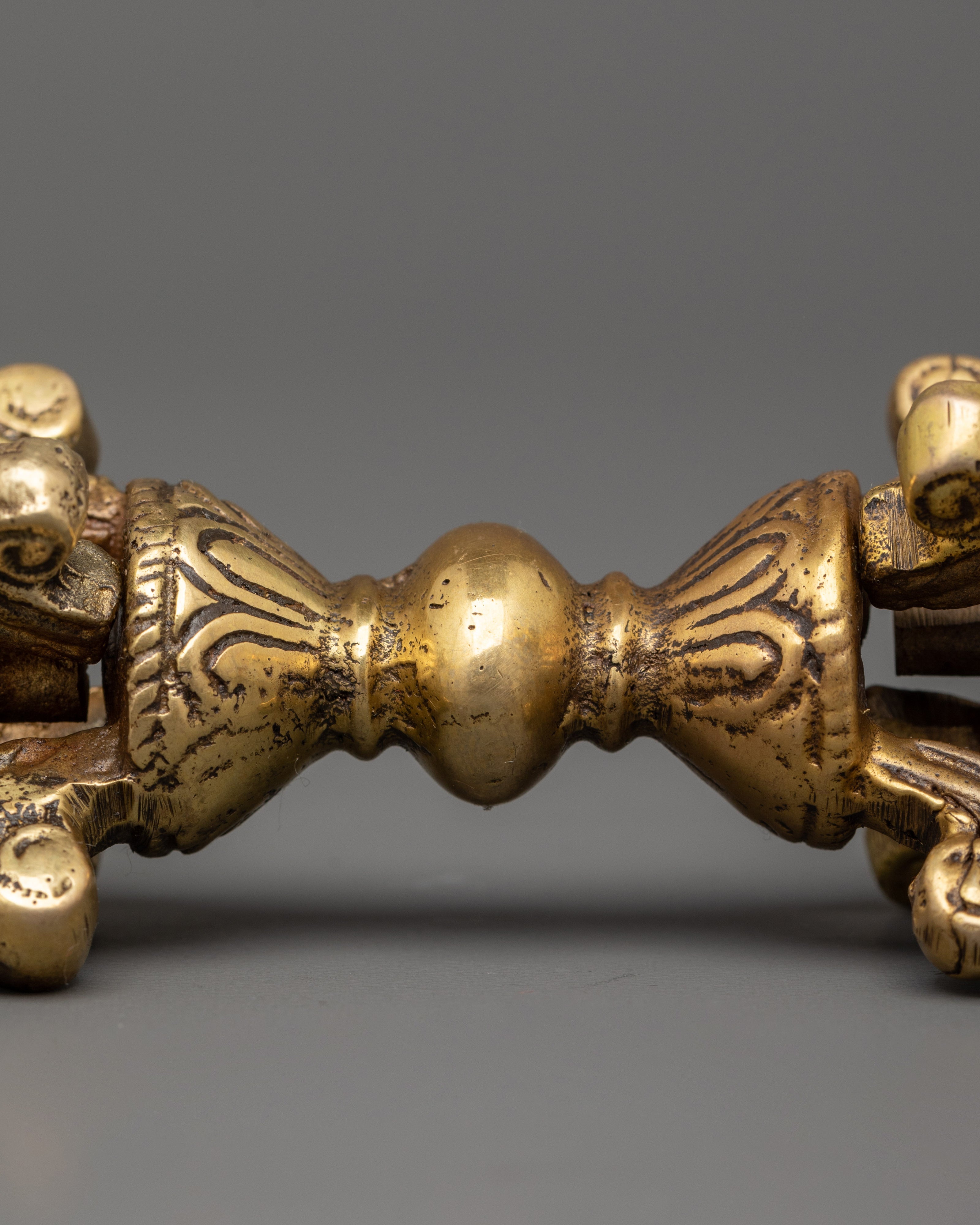 Handcrafted Brass Vajra Dorje | Buddhist Ritual Symbol