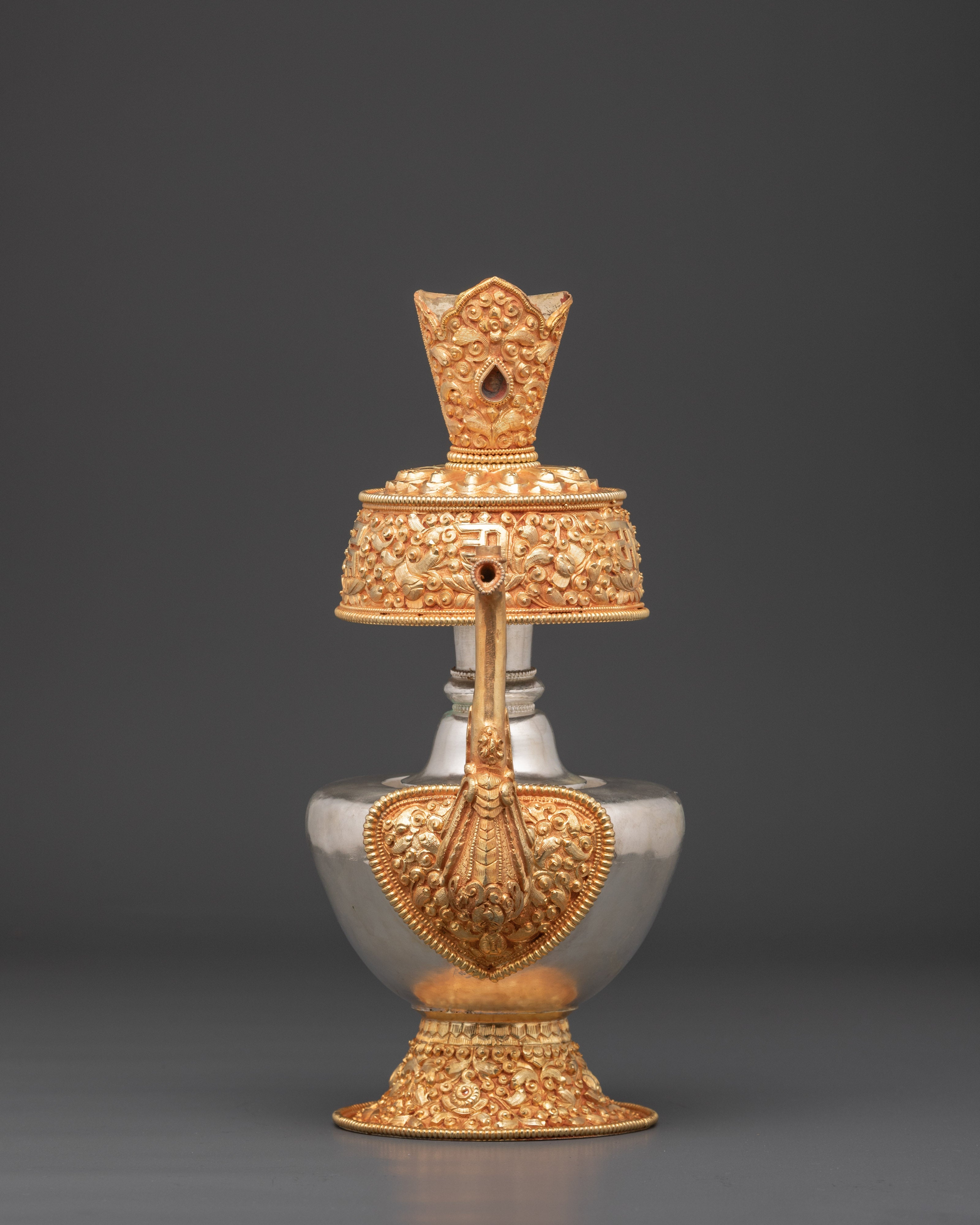 Sacred Tibetan Altar Bhumba | Buddhist Ritual Offering Vase