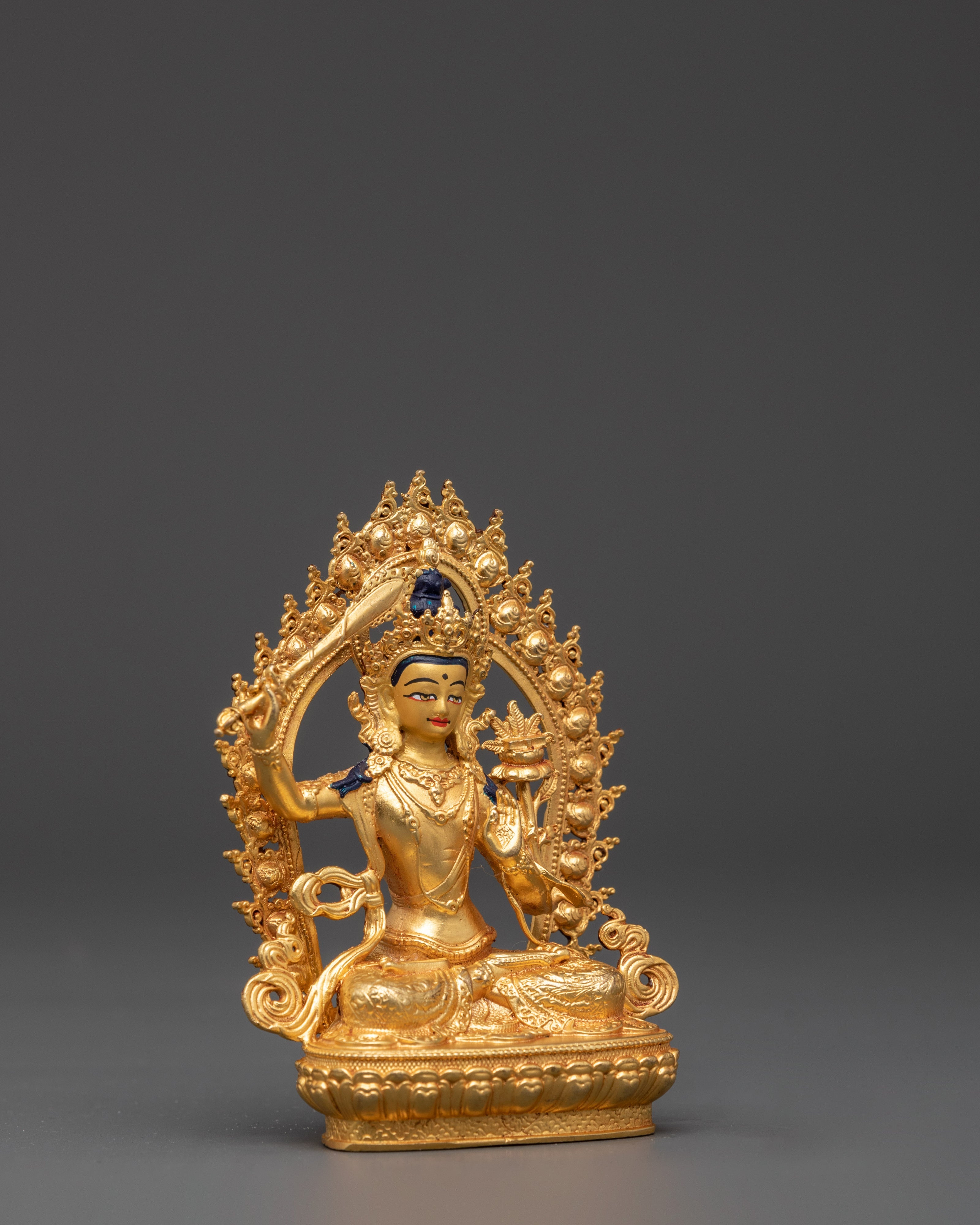 Traditional Manjushri Figurine | Symbol of Wisdom and Enlightenment