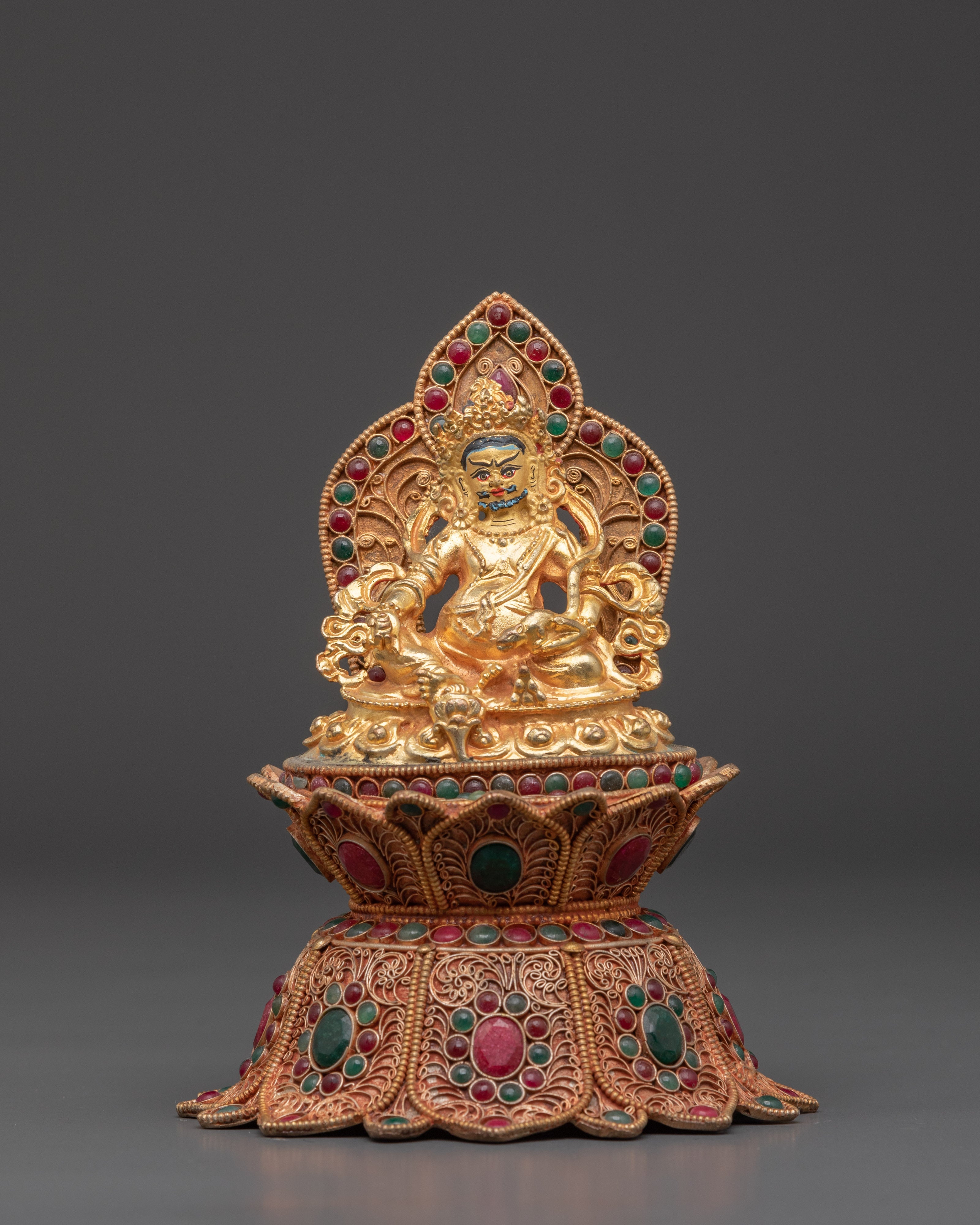 Buddhist Prosperity, Dzambhala | Tibetan Wealth Deity Statue