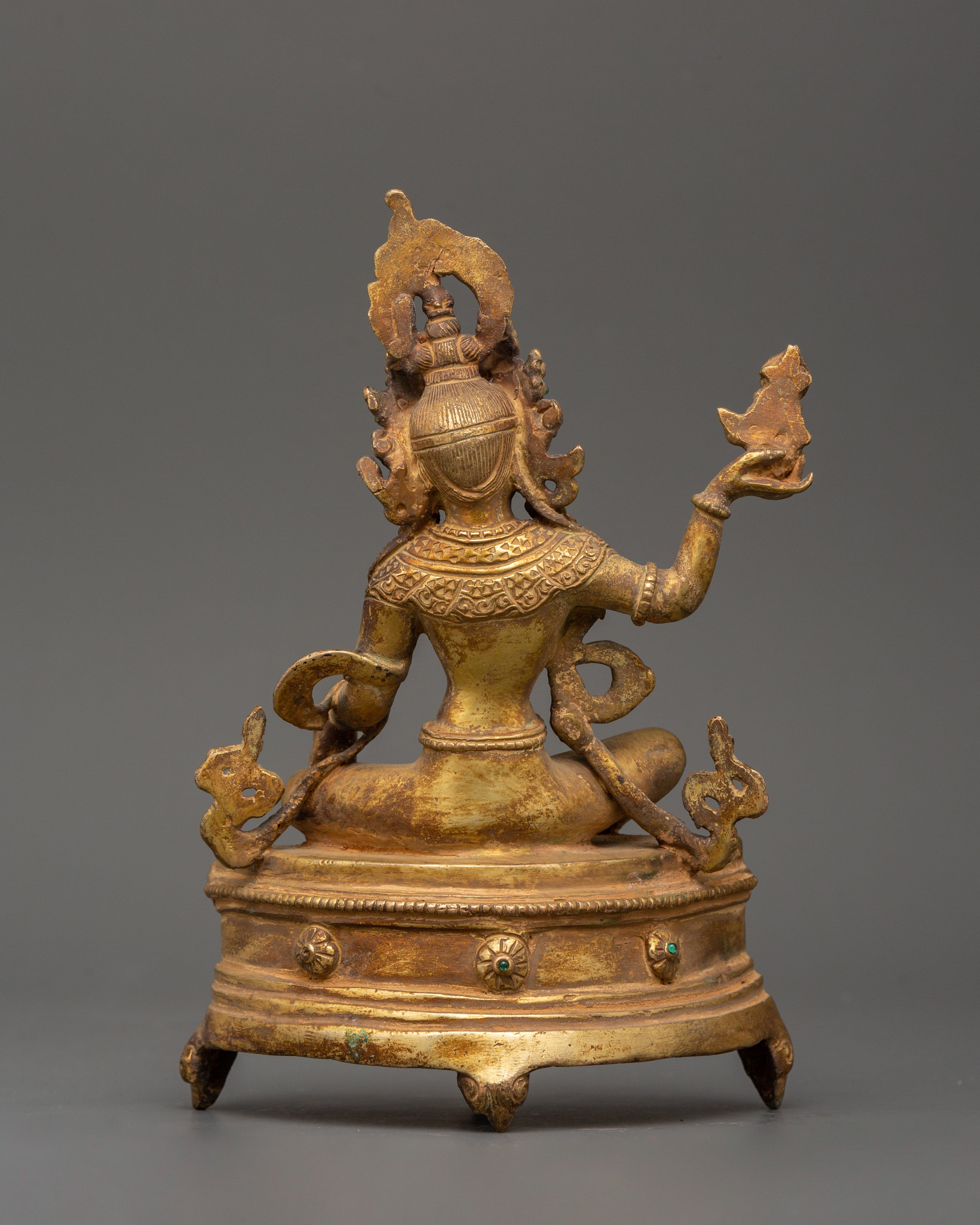 Bodhisattva Statue with Antique Finish | Altar and Shrine Craft