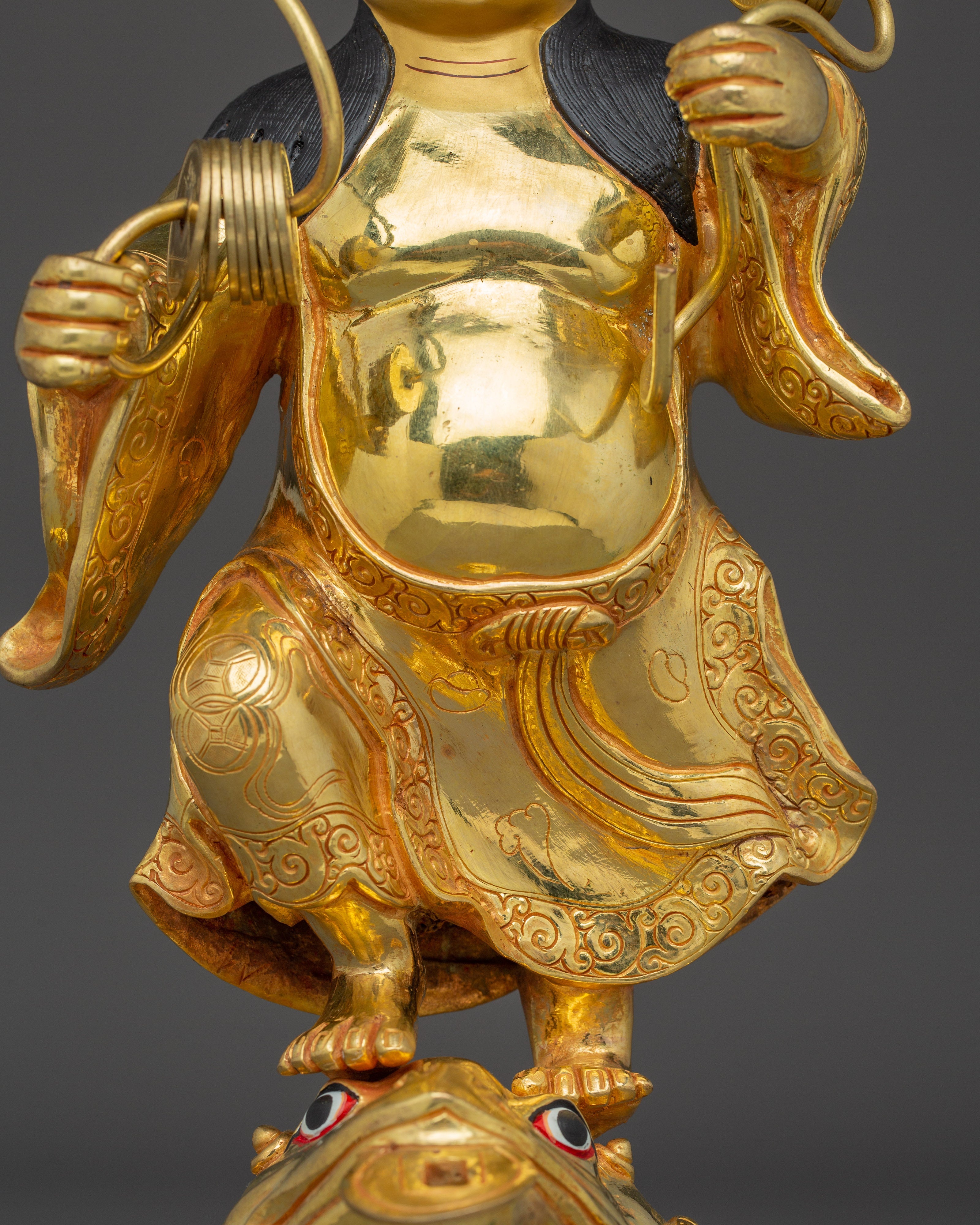 Copper Liuhai Statue | Symbol of Purity