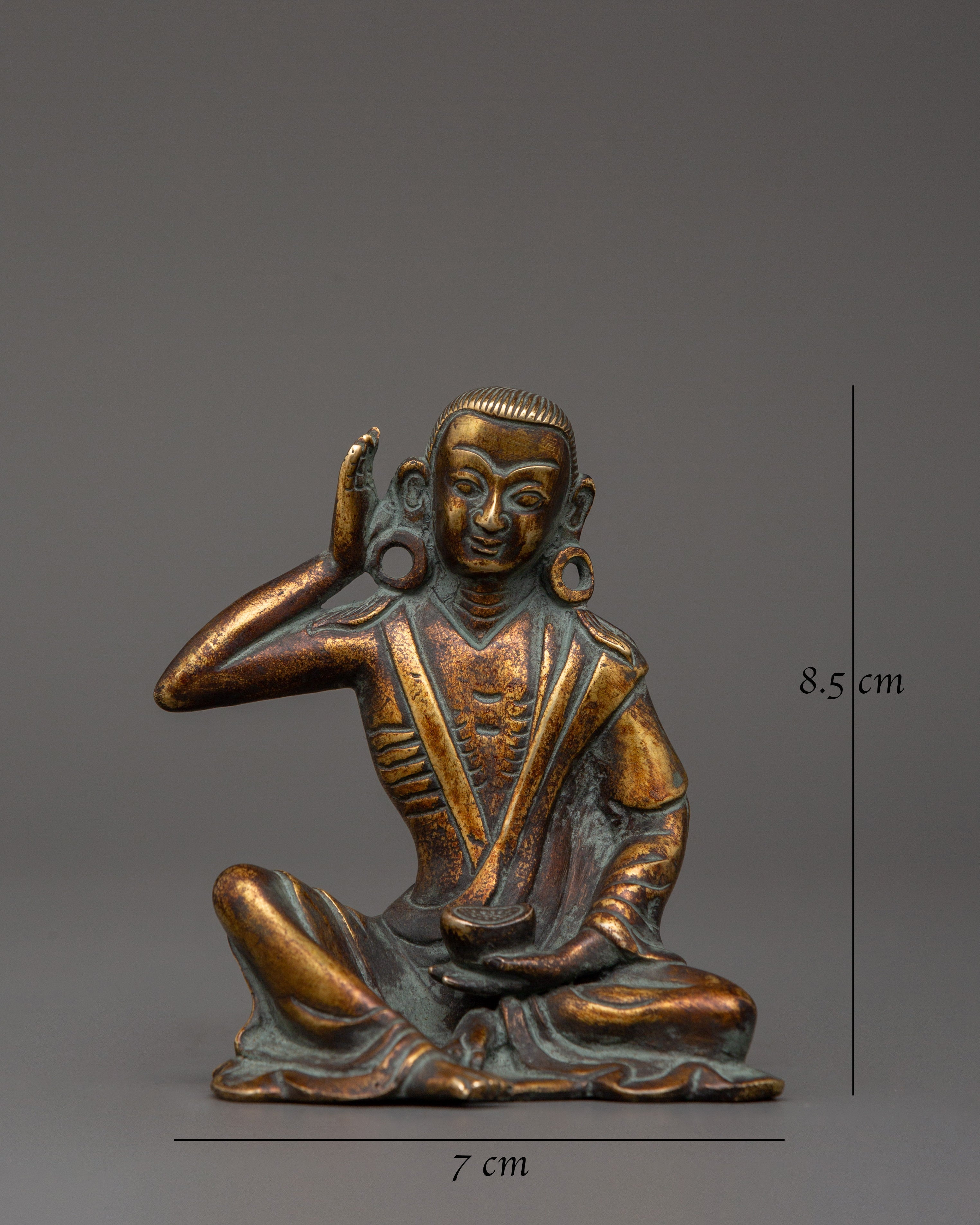 Tibetan Yogi Milarepa Statue | Enlightened Craft
