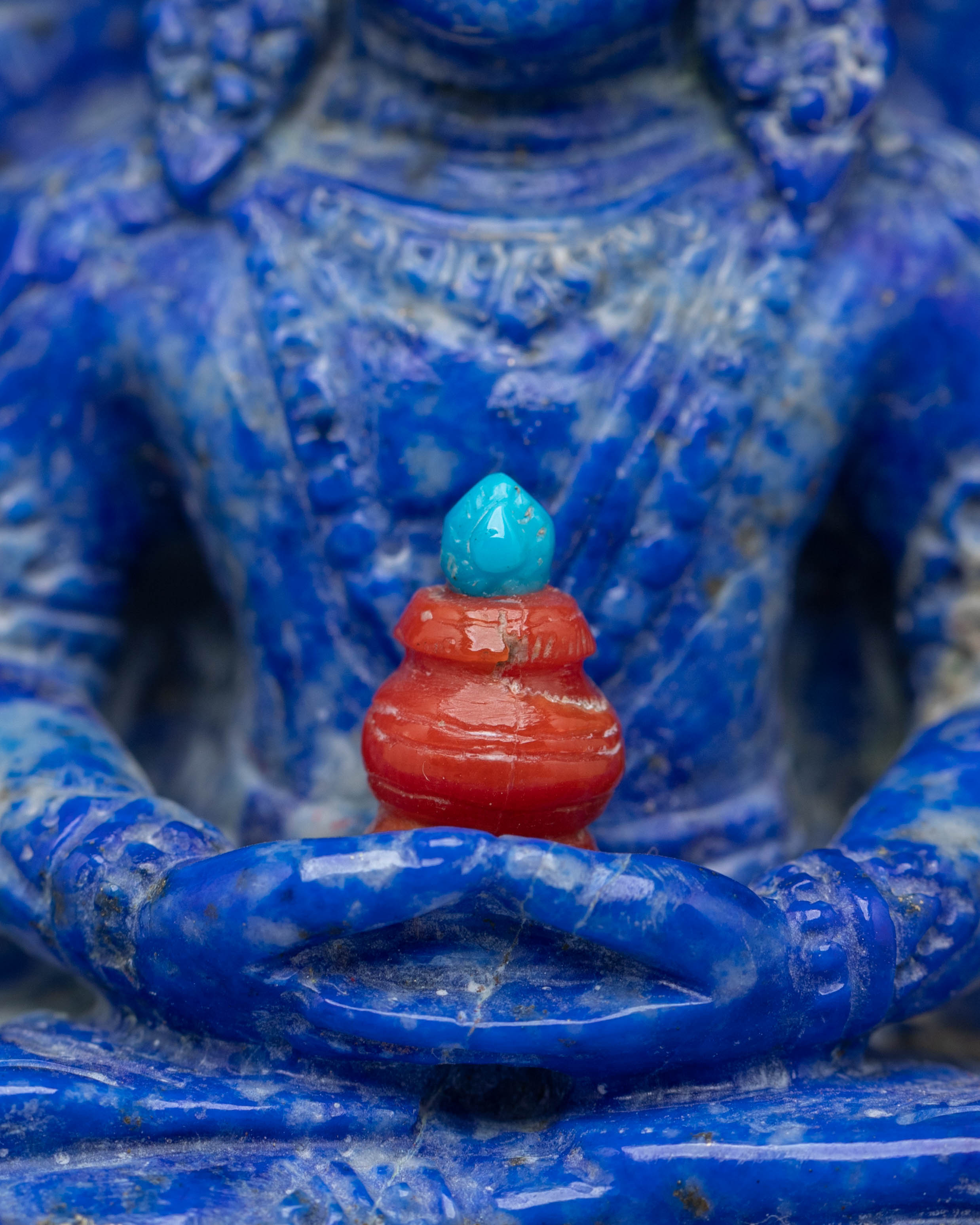 Handcrafted Buddhist Amitayus Statue | Deity of Longevity