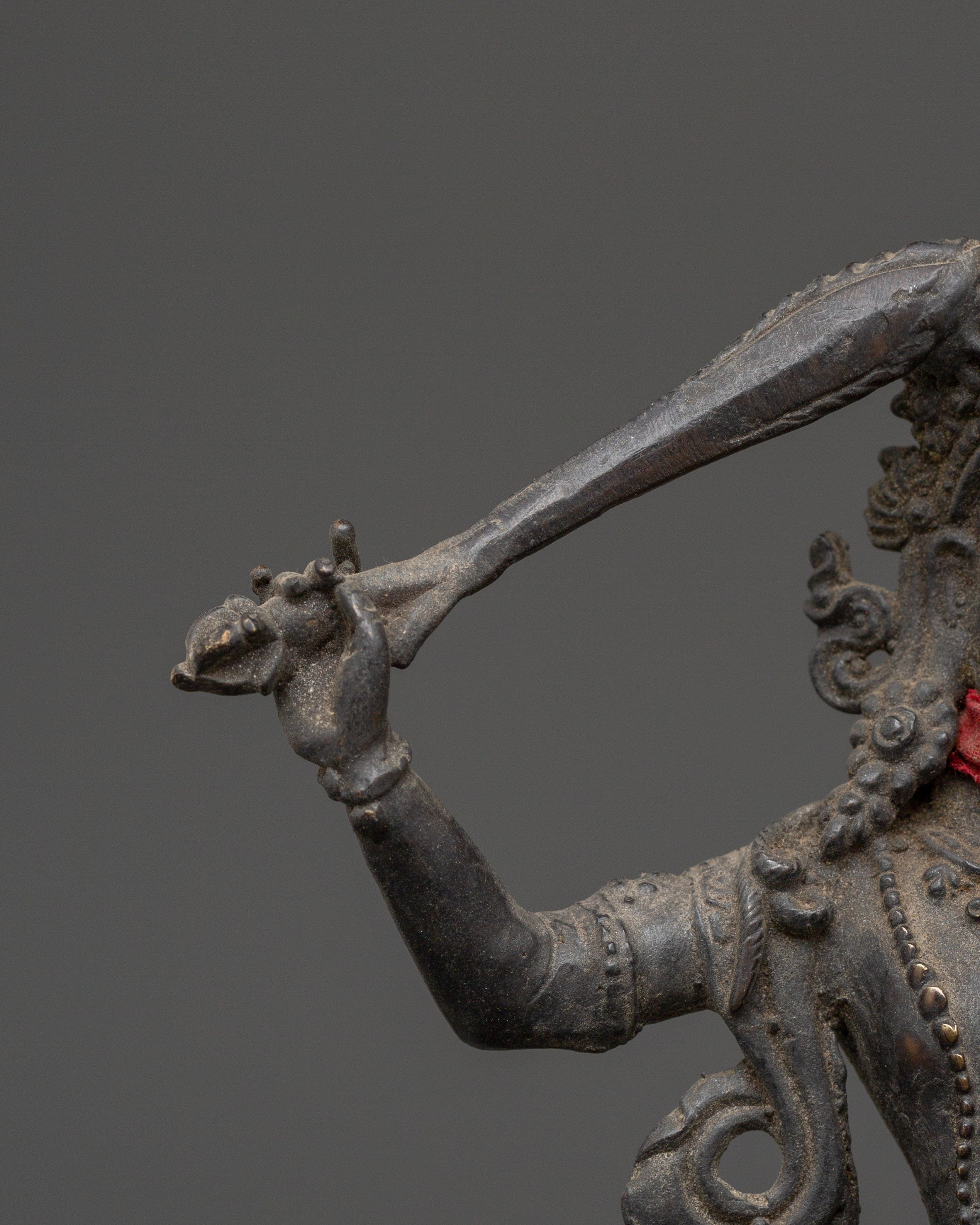 Handcrafted Manjushri Wisdom Bodhisattva Sculpture for Decor