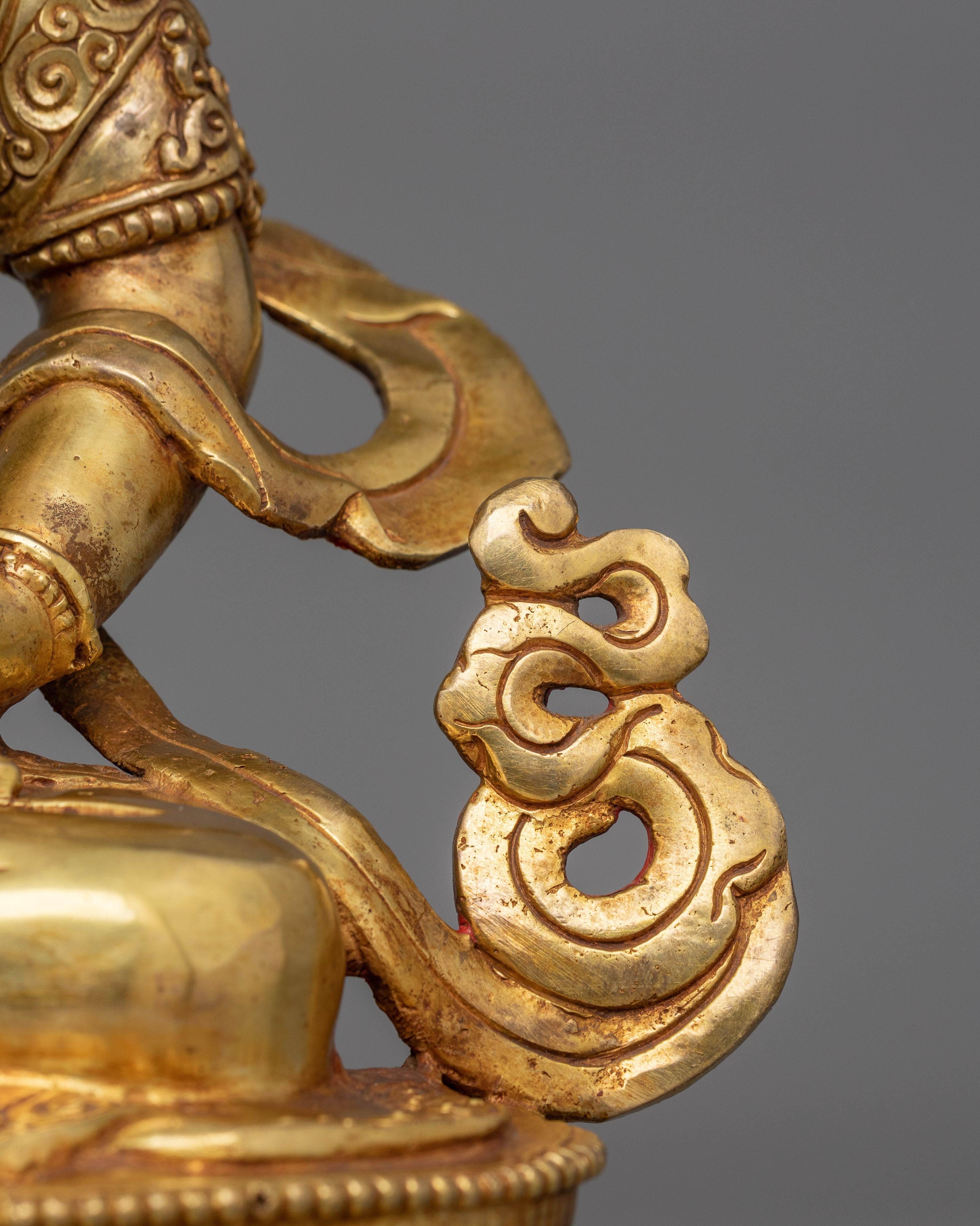 Deity of Purification Vajrasattva Sculpture | Sacred Bodhisattva Figure