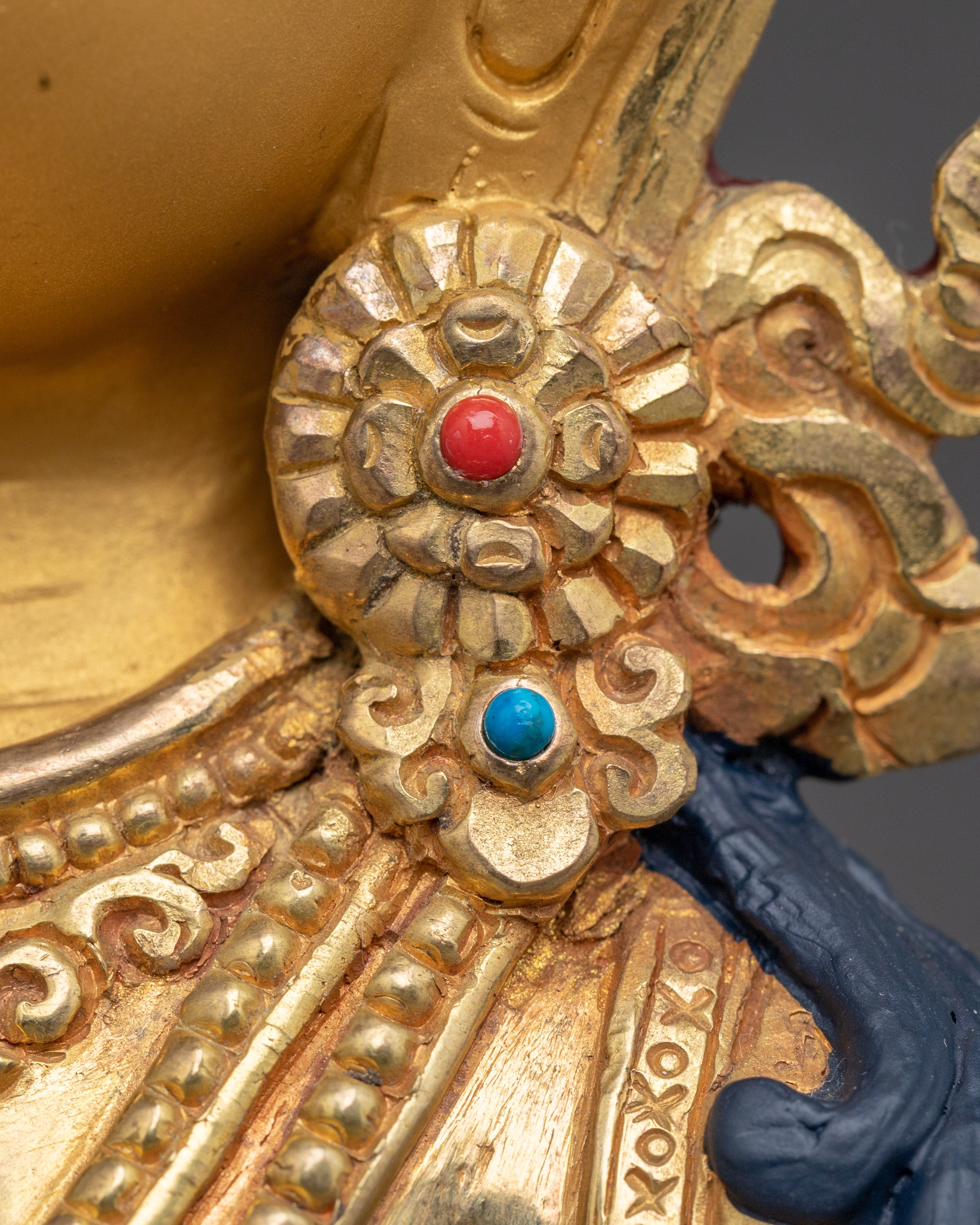 Golden statue of Vajrasattva | Dorje Sempa - Embodiment of Purification