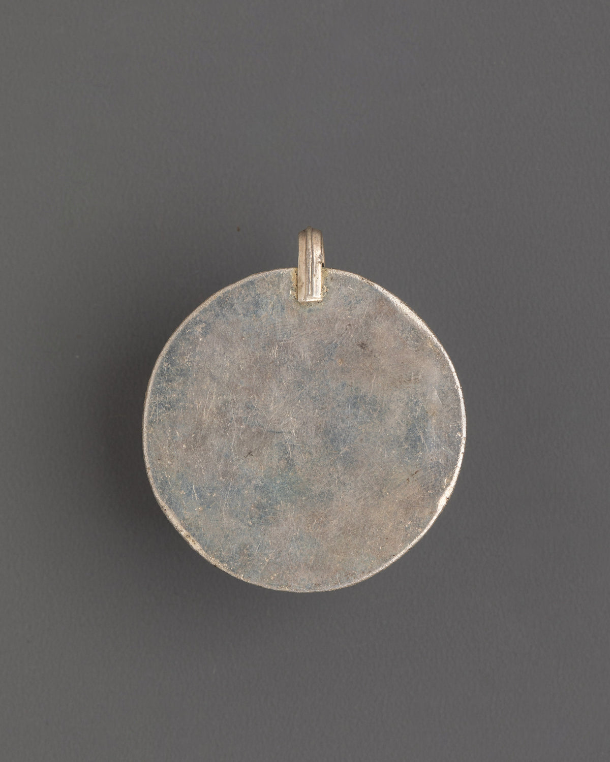 Traditional Tibetan Amulet Locket | Sterling Silver Pendant with Coral and Turquoise Gemstones