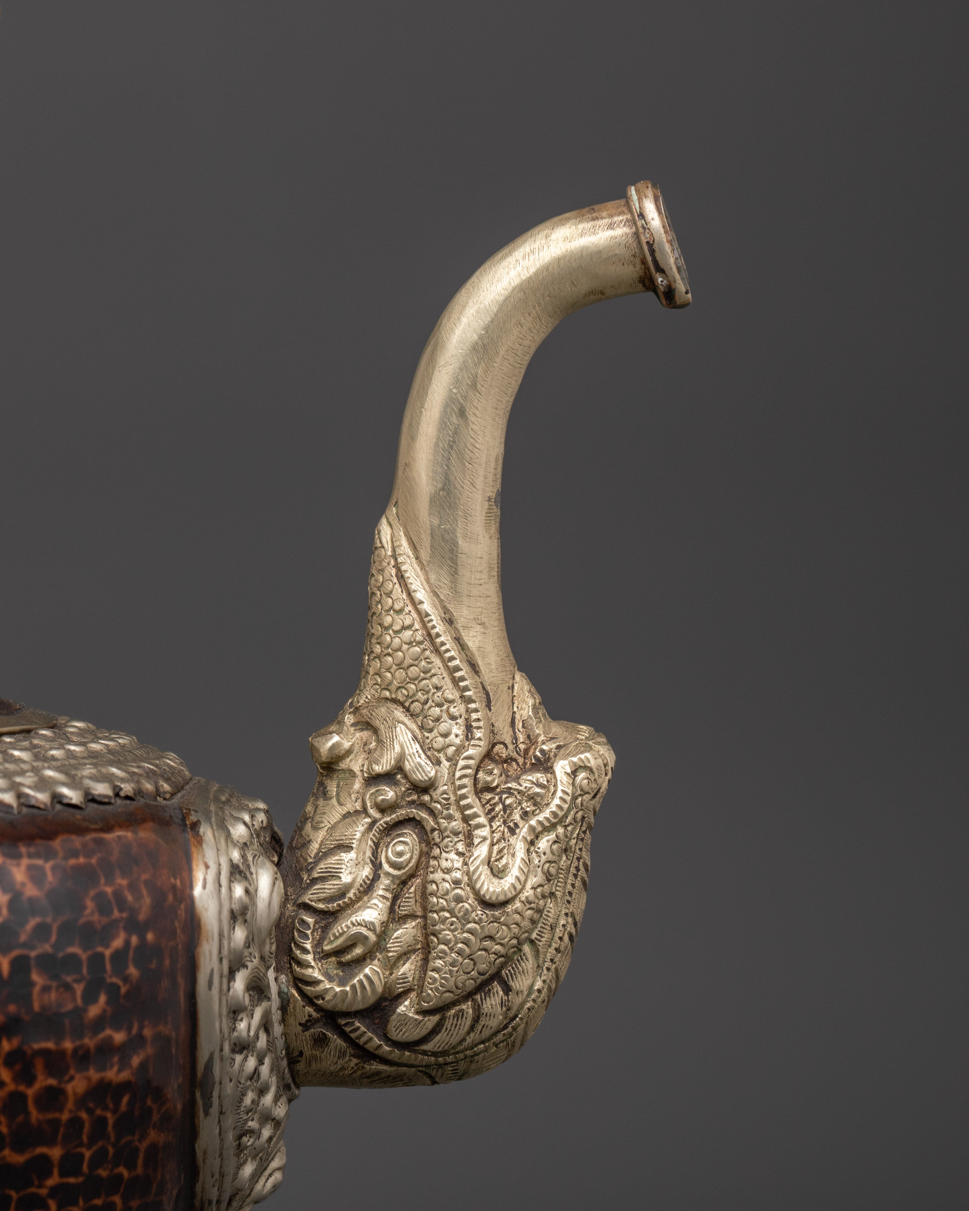 Traditional Handmade Tea Pot | Antique-Style Spiritual Decor