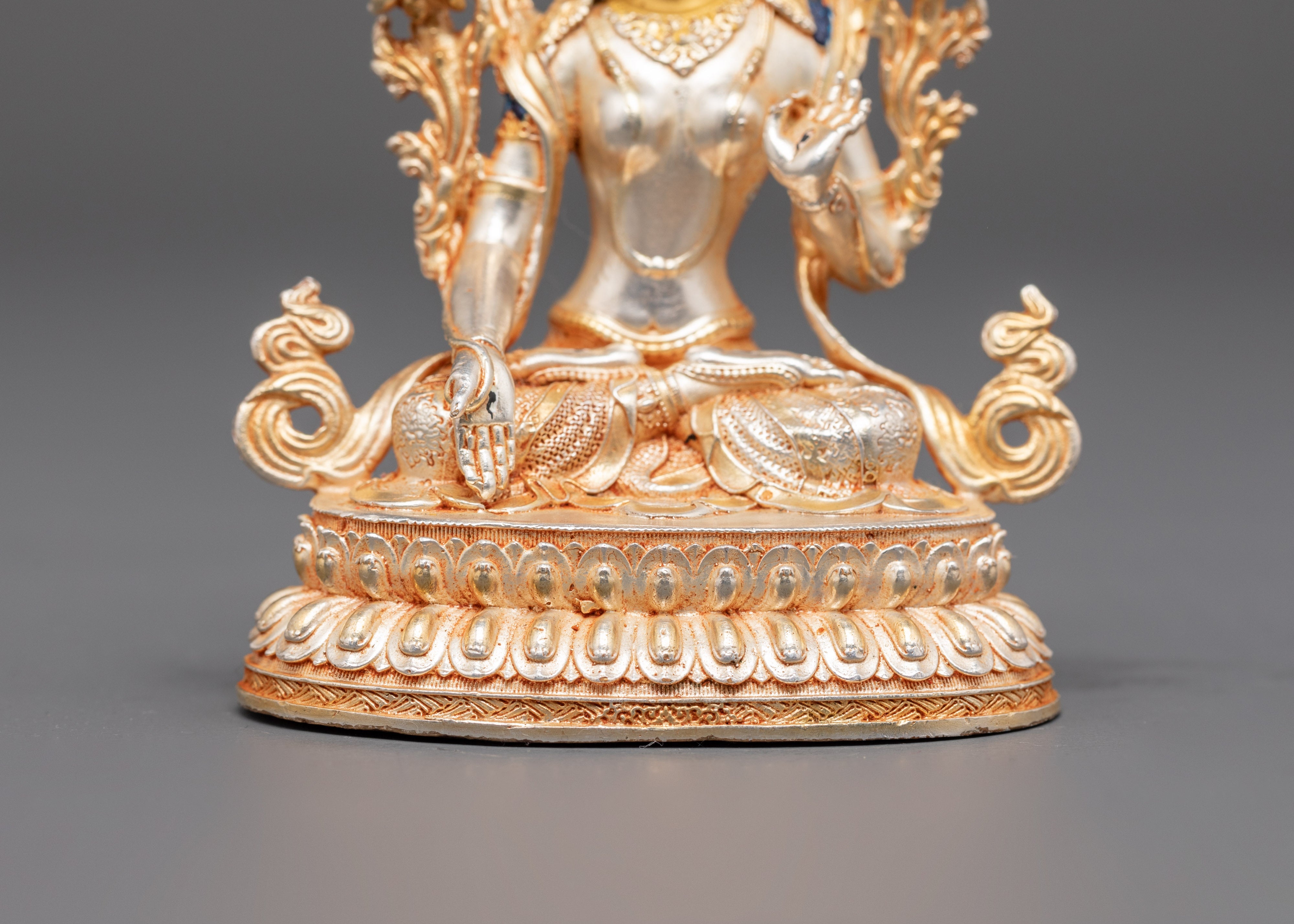 Sacred Longevity Icon White Tara Statue | Buddhist Goddess of Healing