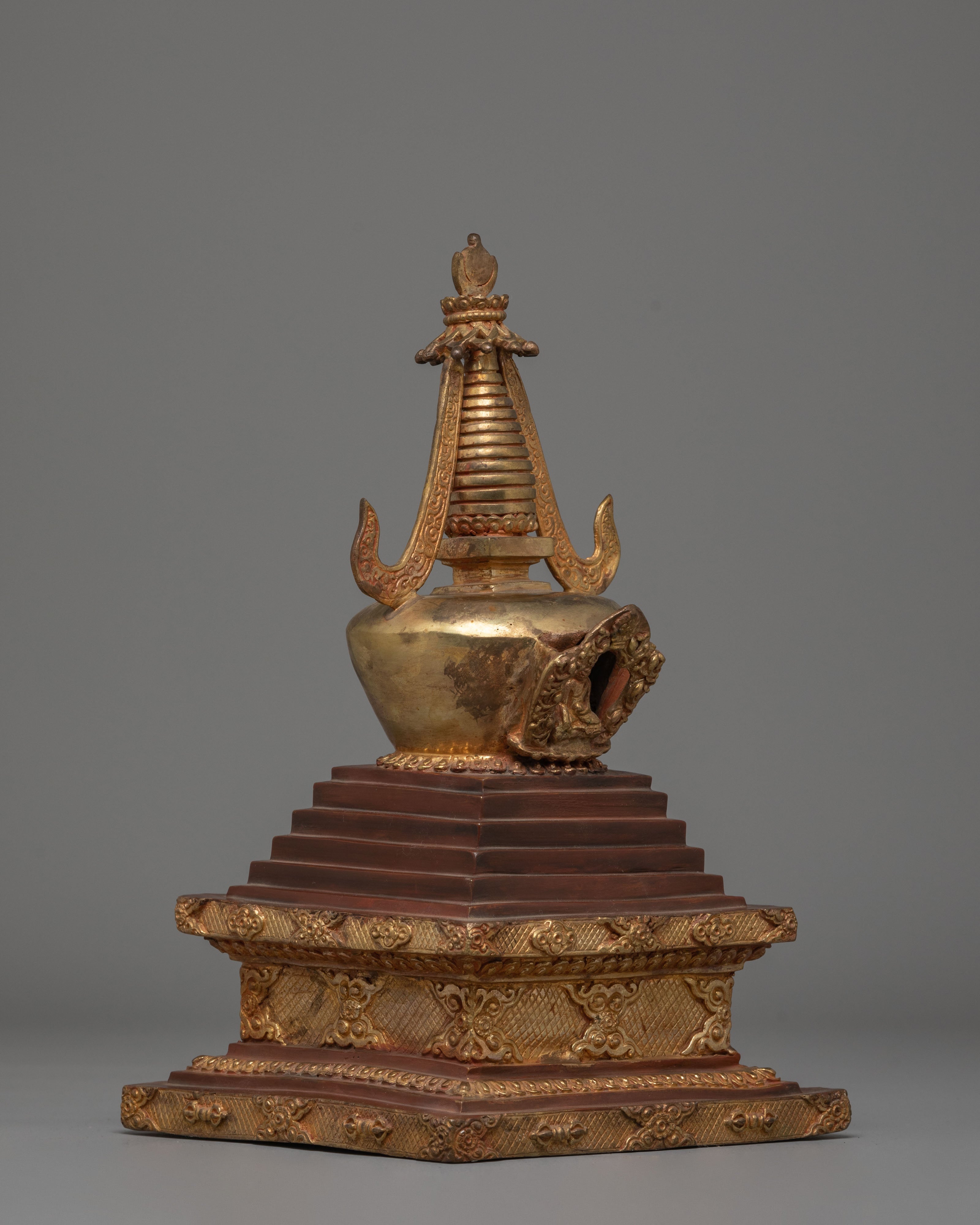 Spiritual Stupa Decor | Buddhist Ritual Artifact