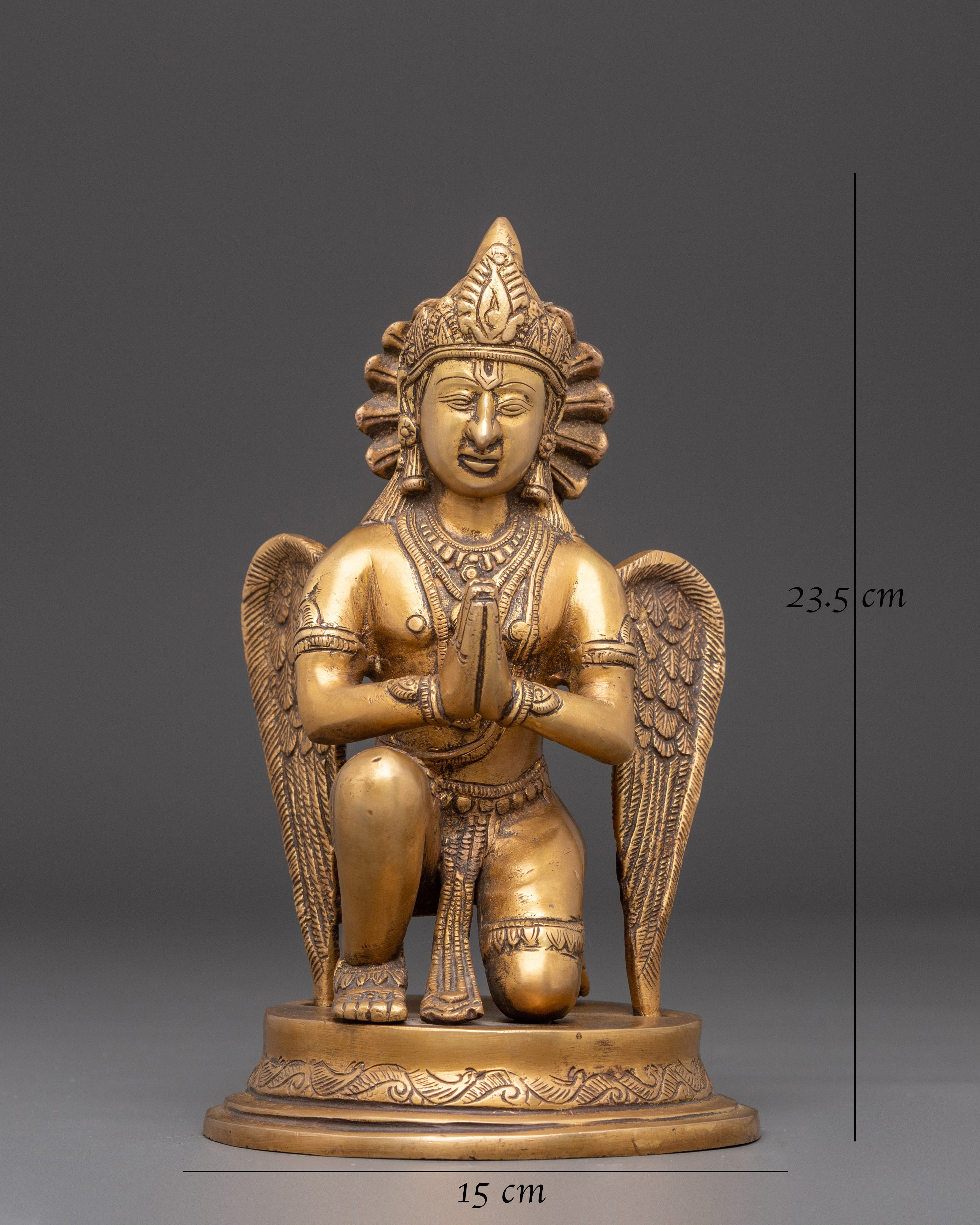 Sacred Buddhist Deity Garuda | Mythical Bird Sculpture