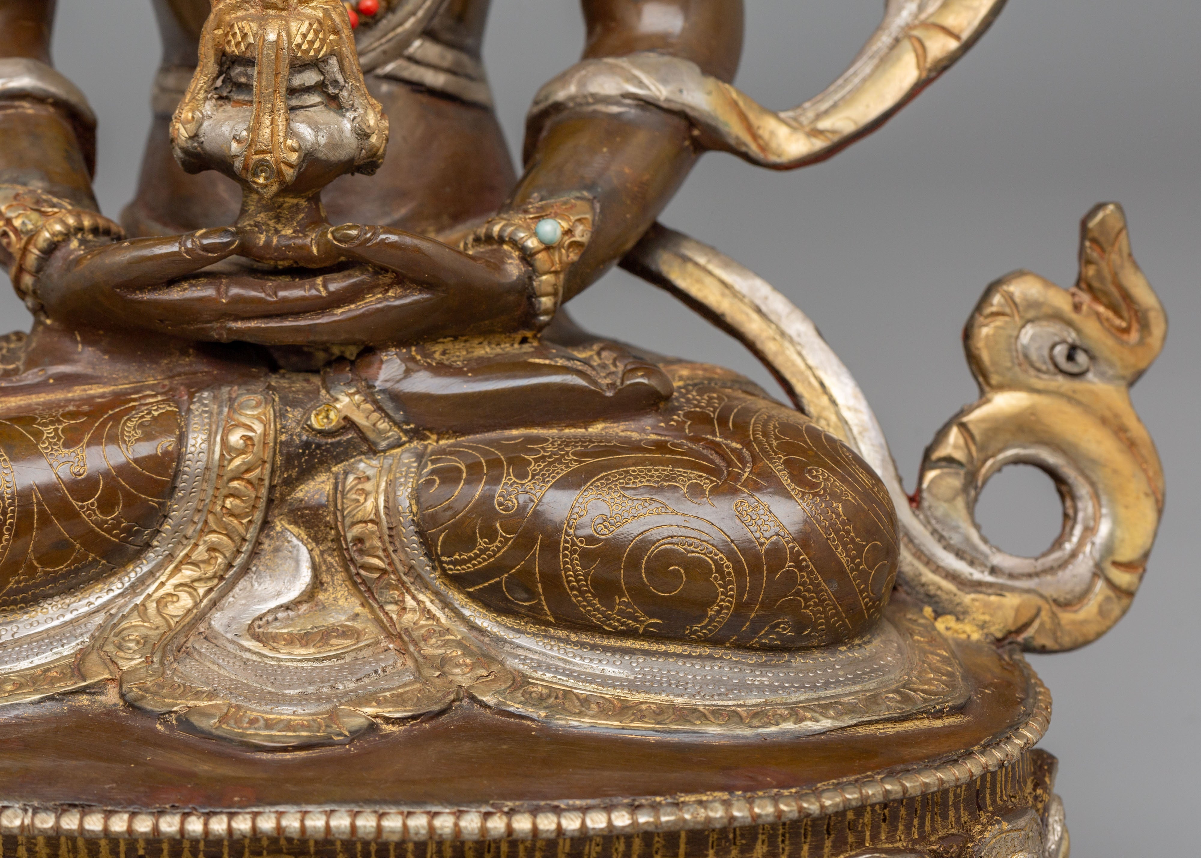 Amitayus Statue for Longevity | Handcrafted Tibetan Buddha Art