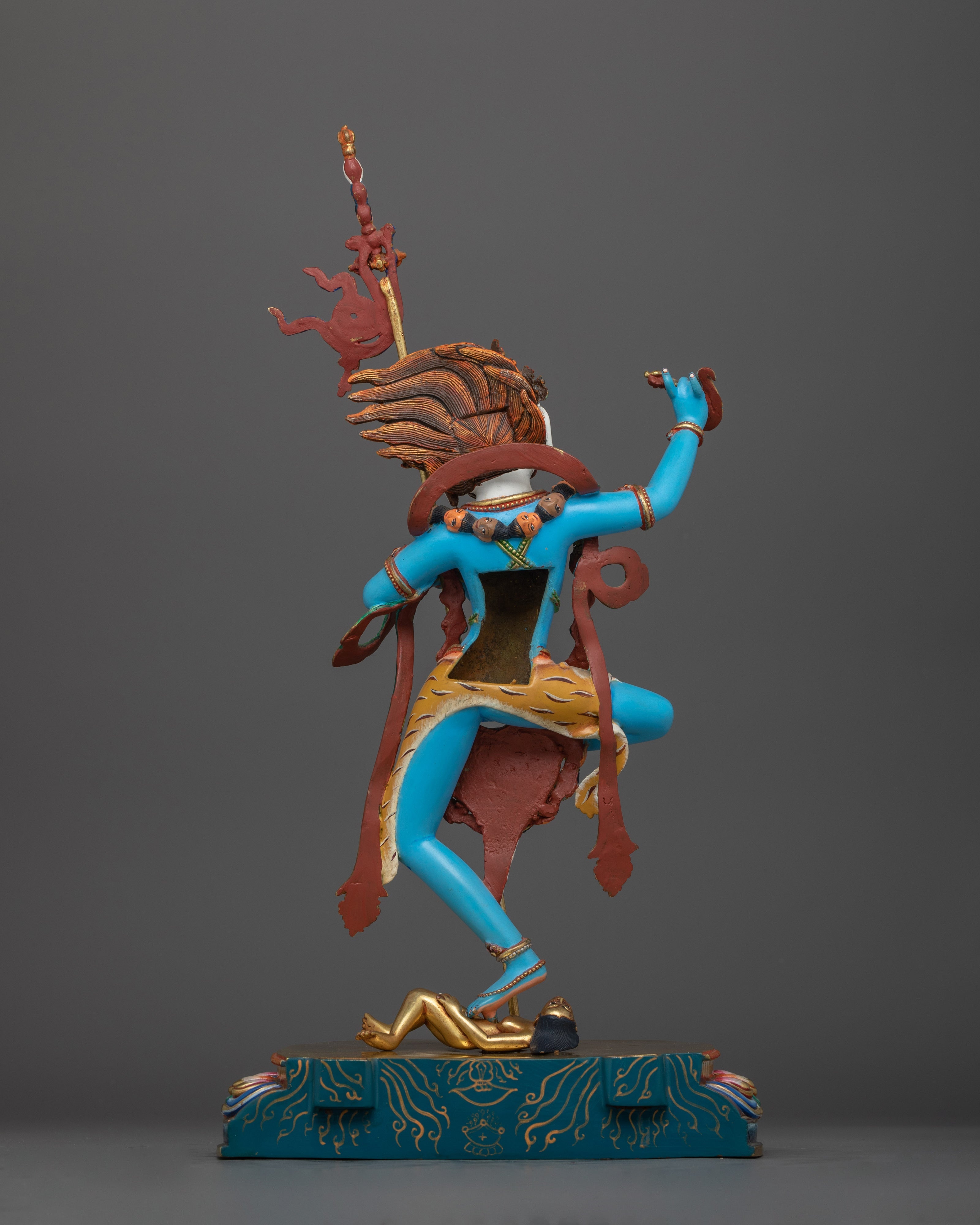 Religious Singhamukha Yogini Lion Faced Dakini Statue | Pure Land Dakini