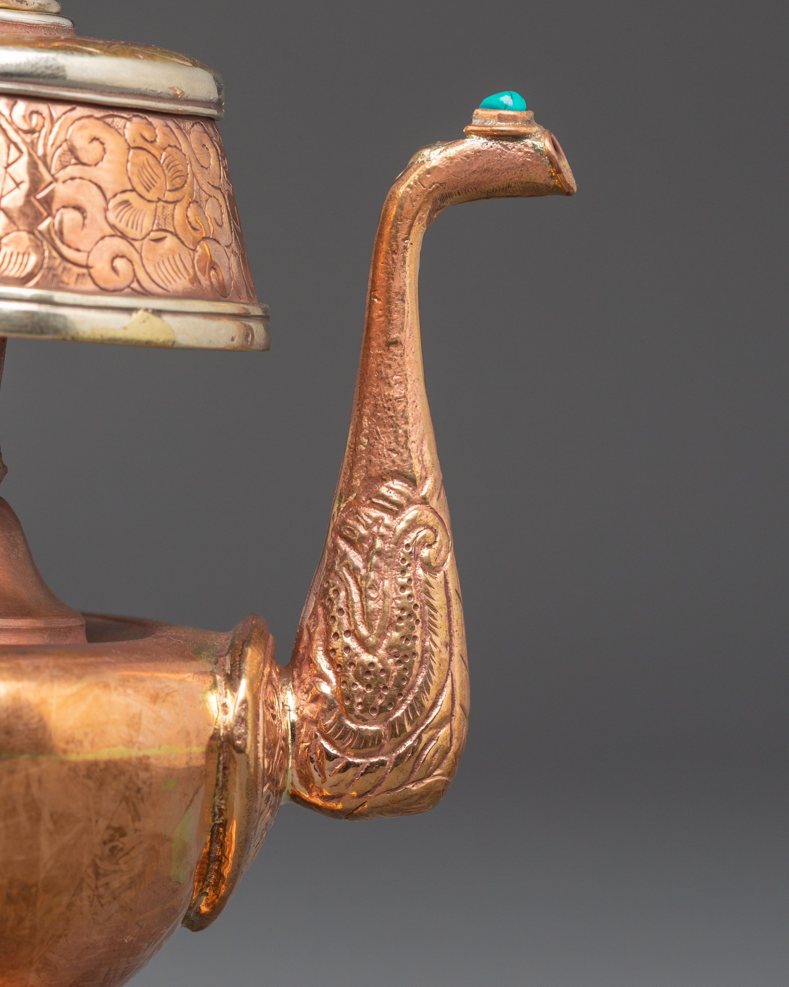 Copper Bhumba for Offerings | Sacred Buddhist Ritual Vase