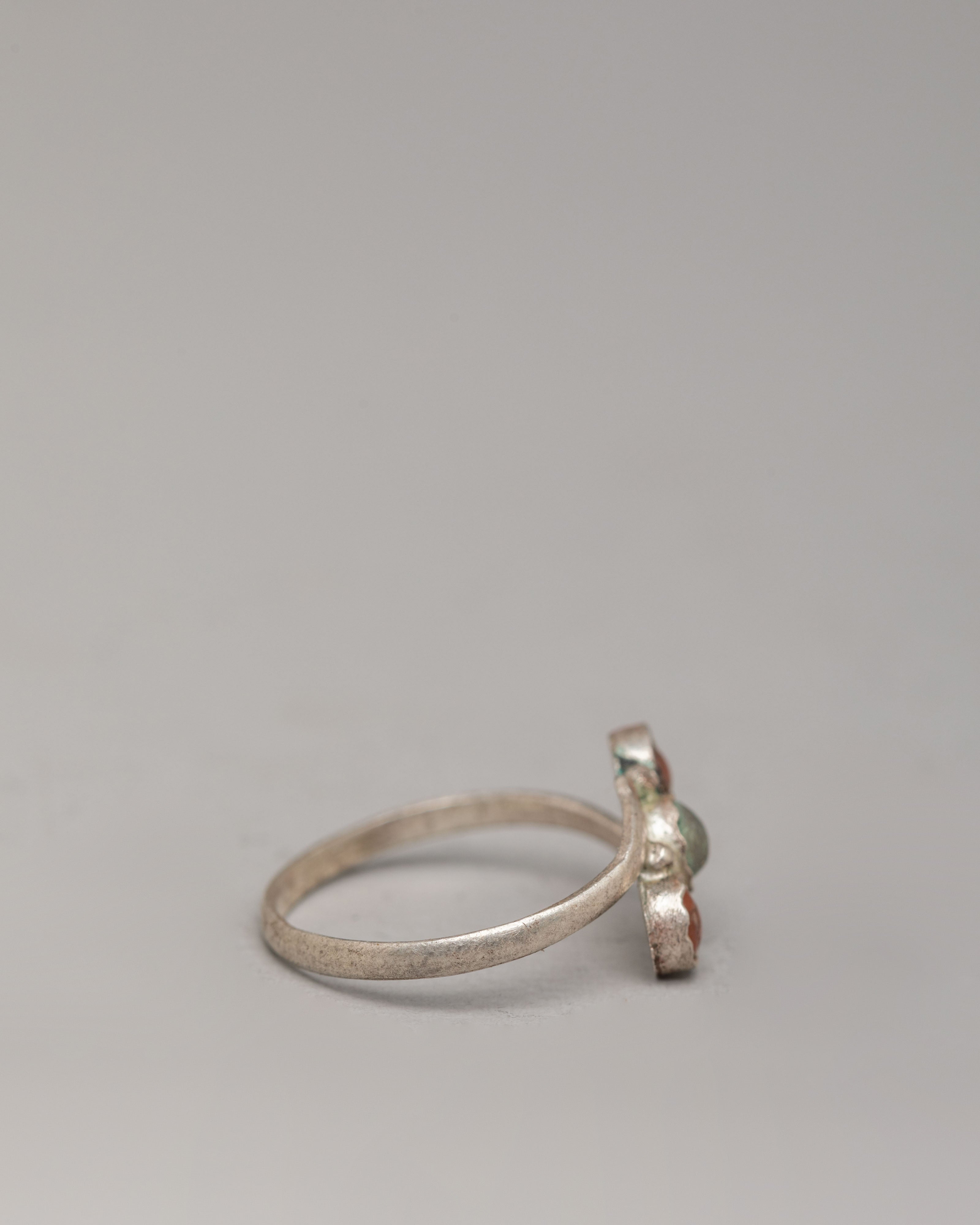 Natural Stone Ring Set | Handcrafted Natural Stone Rings