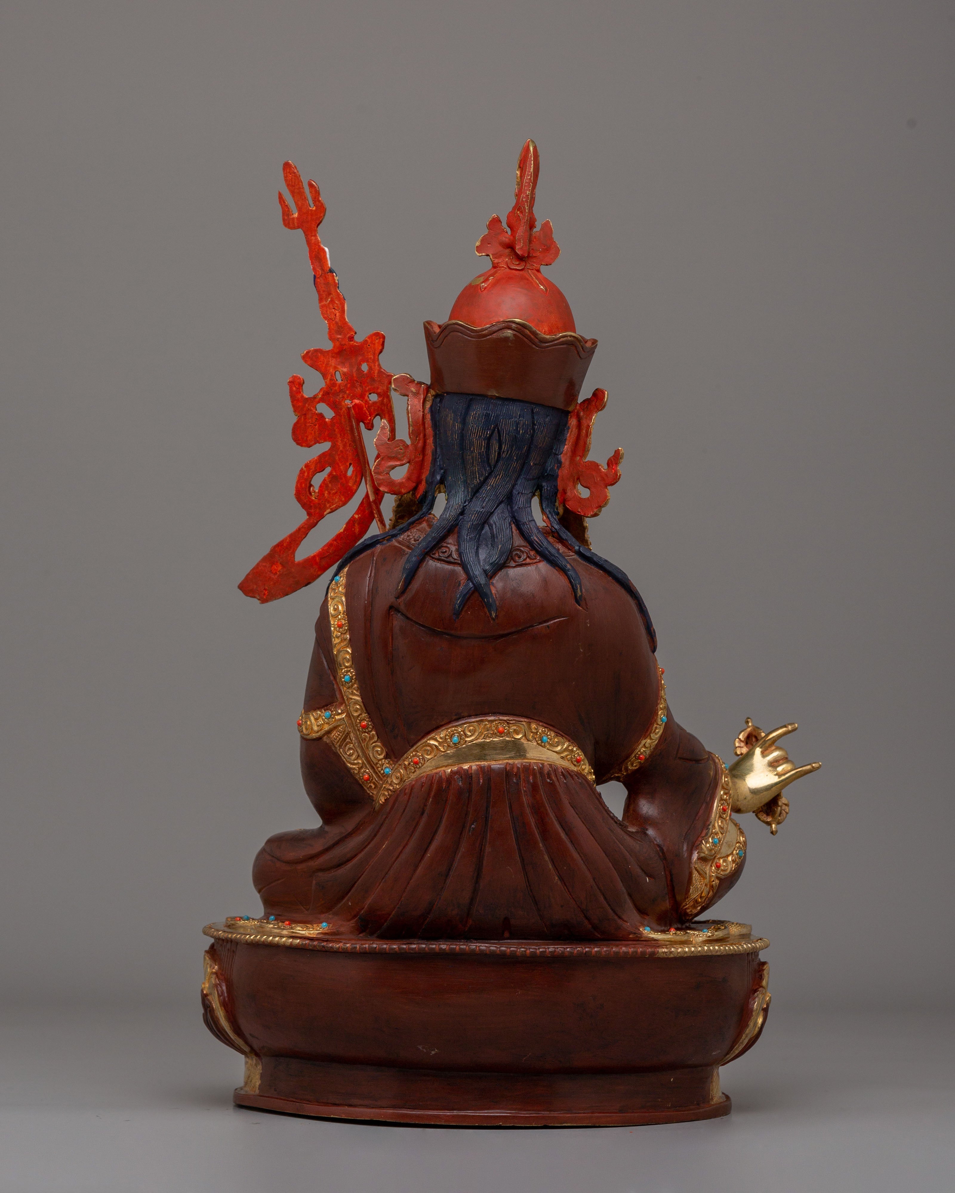 Traditional Guru Padmasambhava Statue | A Sacred Tibetan Masterpiece