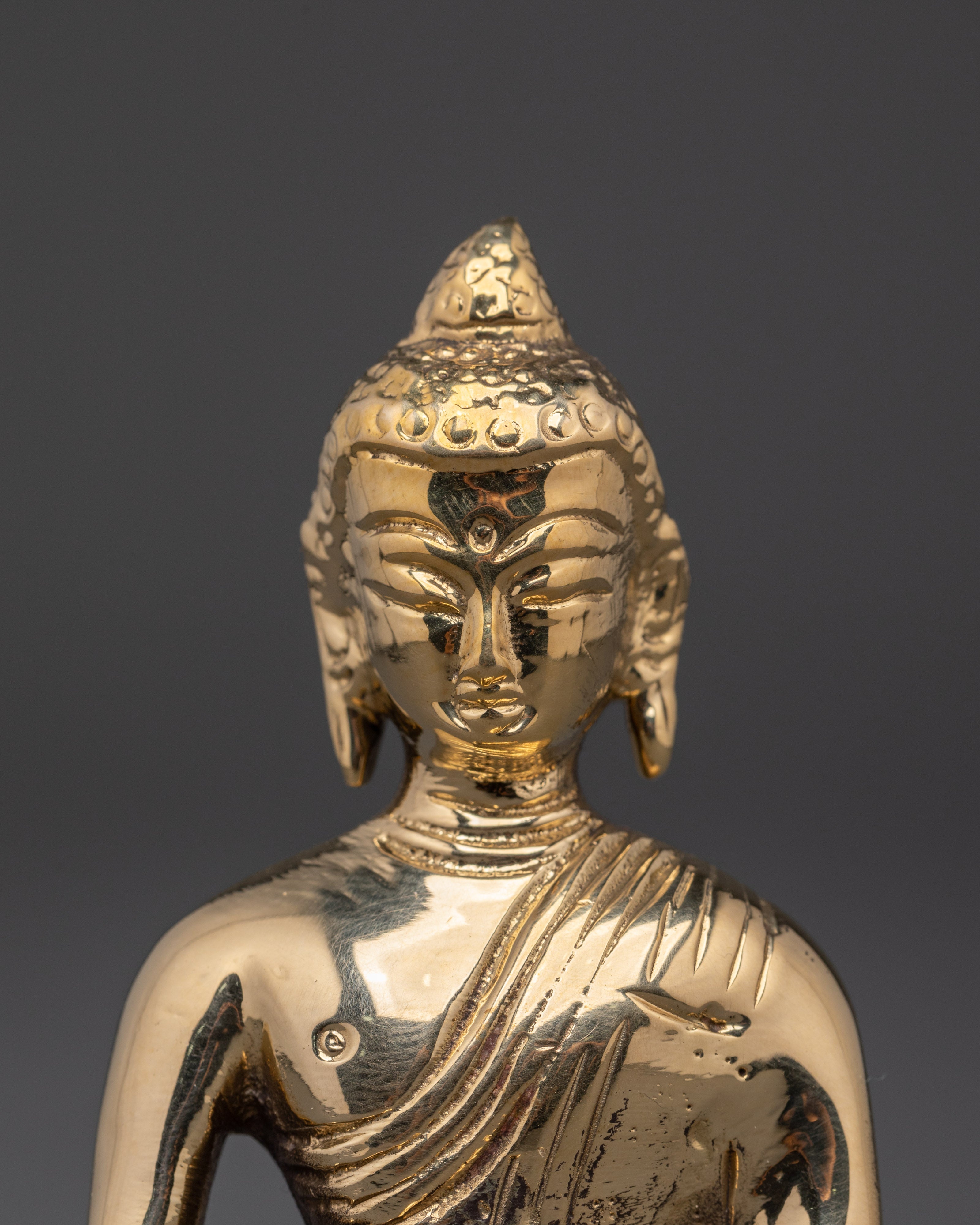 Shakyamuni Buddha Statue for Serene Decor | Tibetan Buddhist Artwork