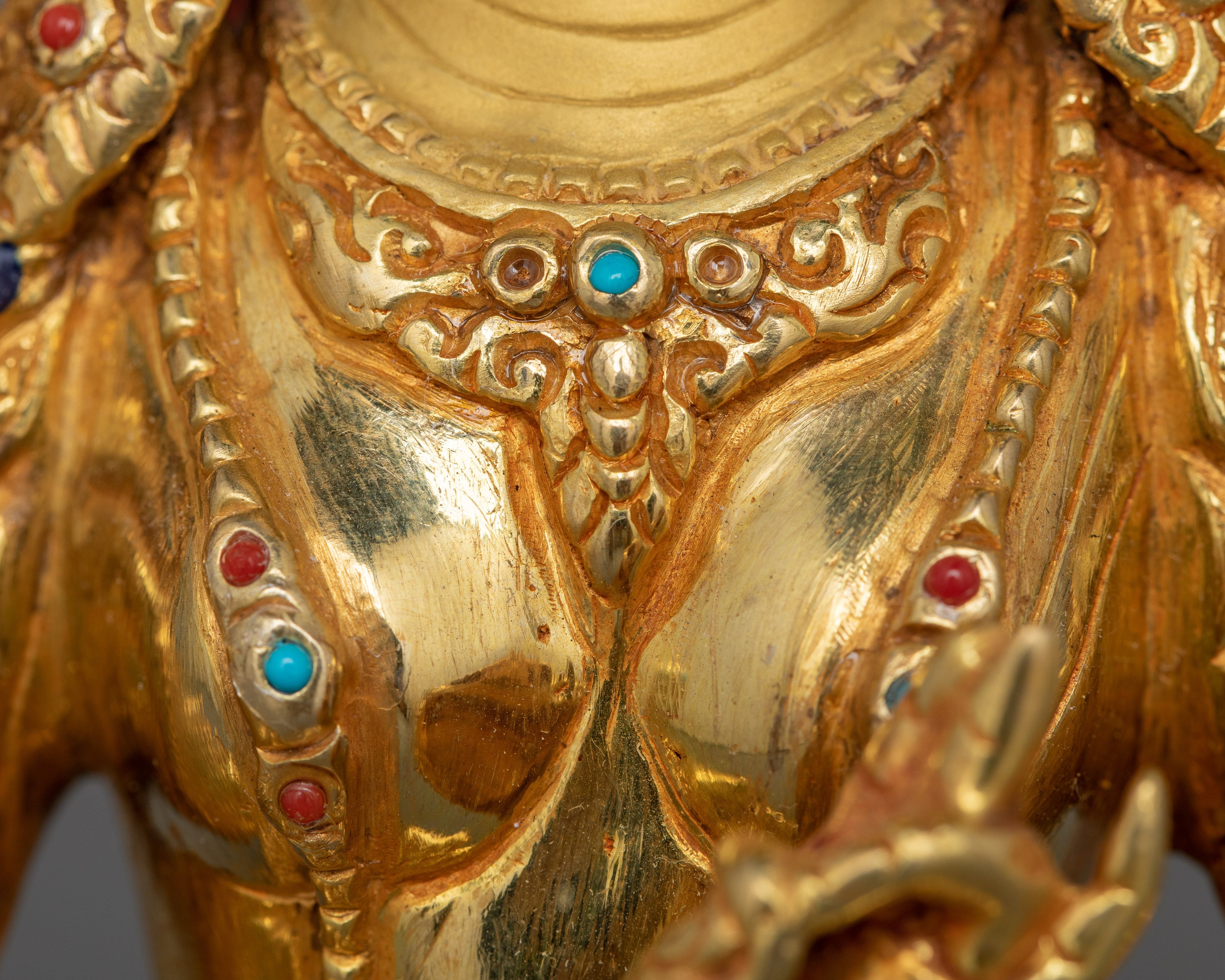 Goddess of Compassion Green Tara Statue | The Female Bodhisattva Statue