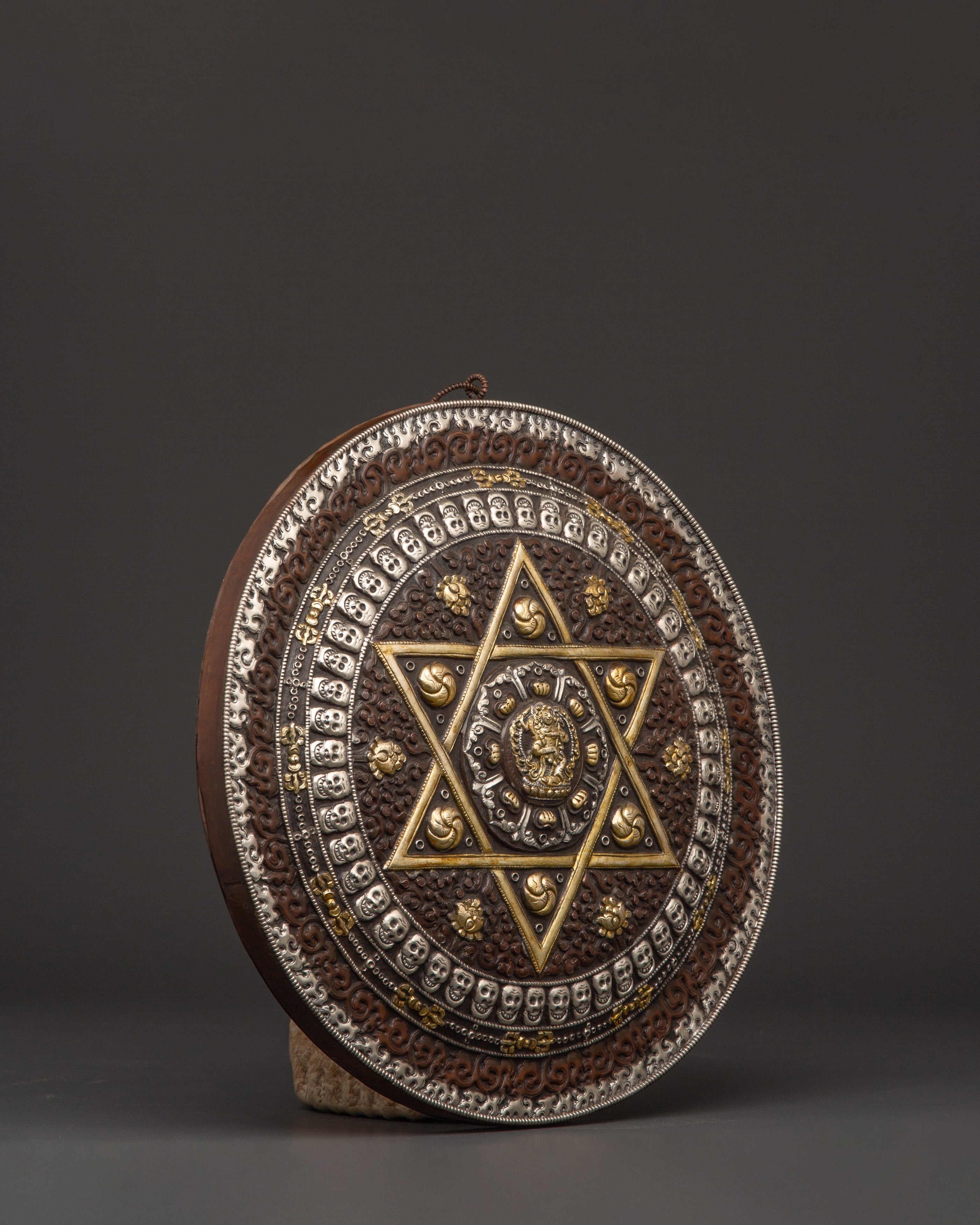 Handcrafted Tibetan Mandala Wall Hanging | Sacred Symbol Decor