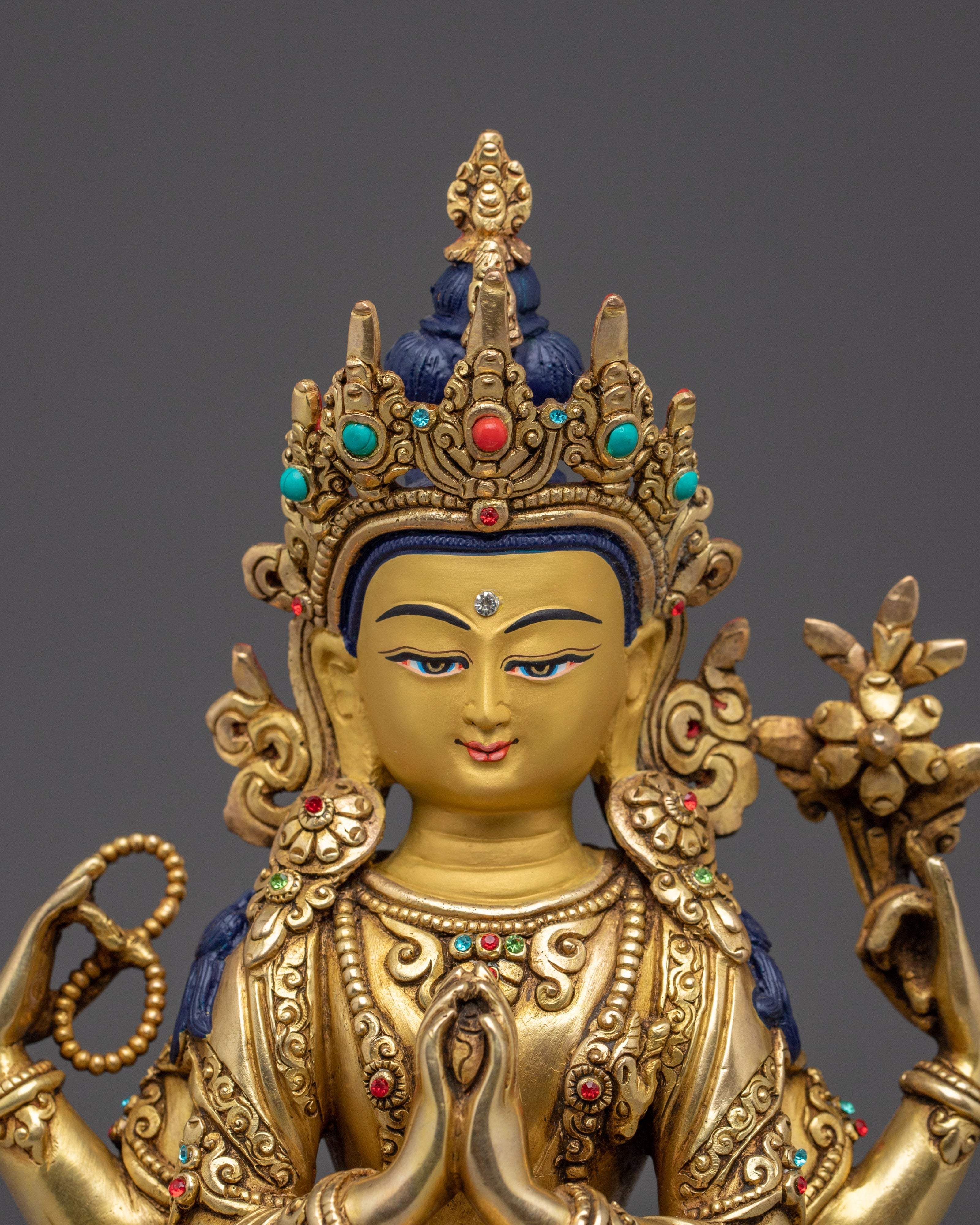 Peaceful Avalokiteshvara Statue | Bodhisattva of Infinite Compassion