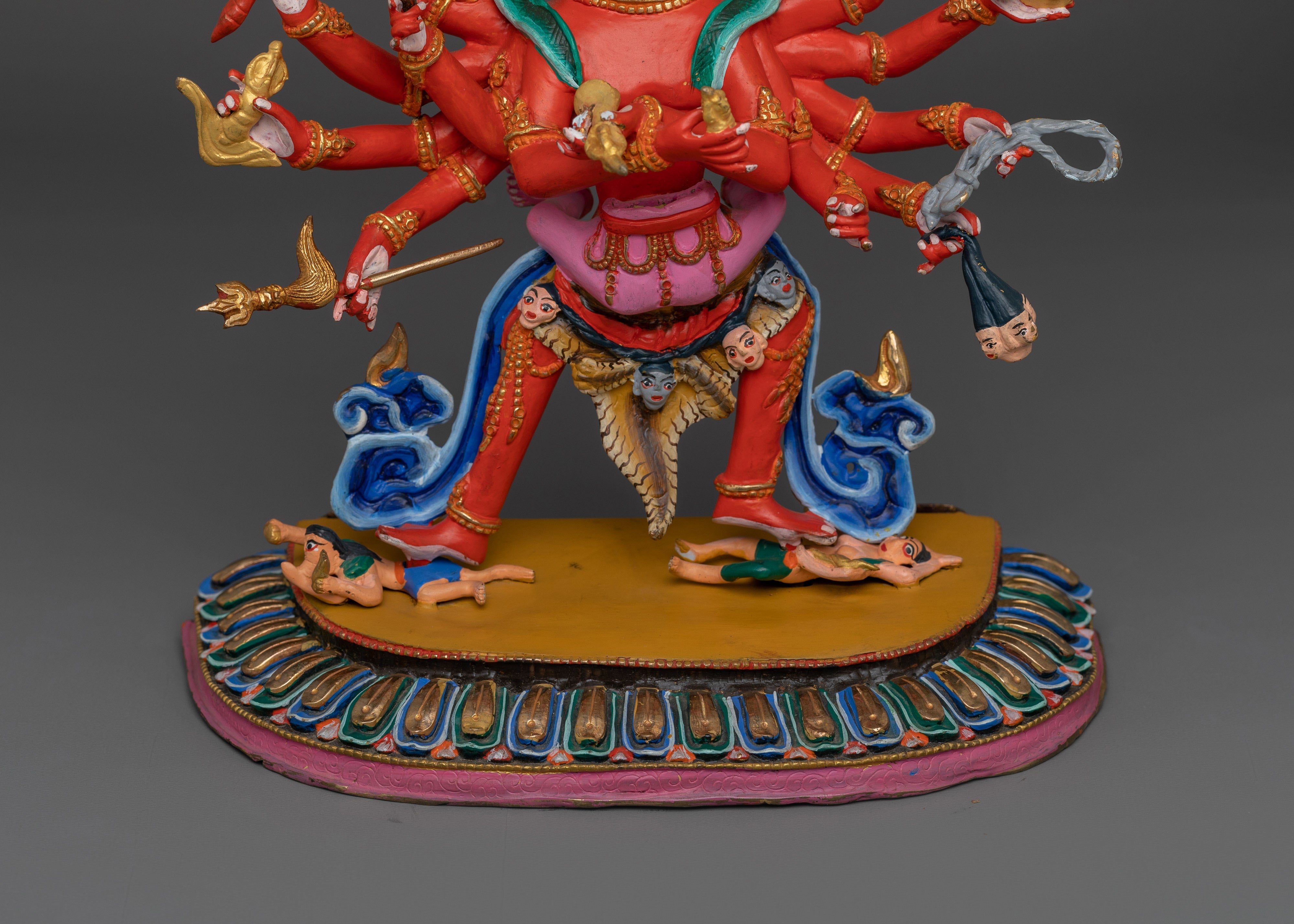 Tibetan Statue of Chakrasamvara | Wheel of Perfect Bliss