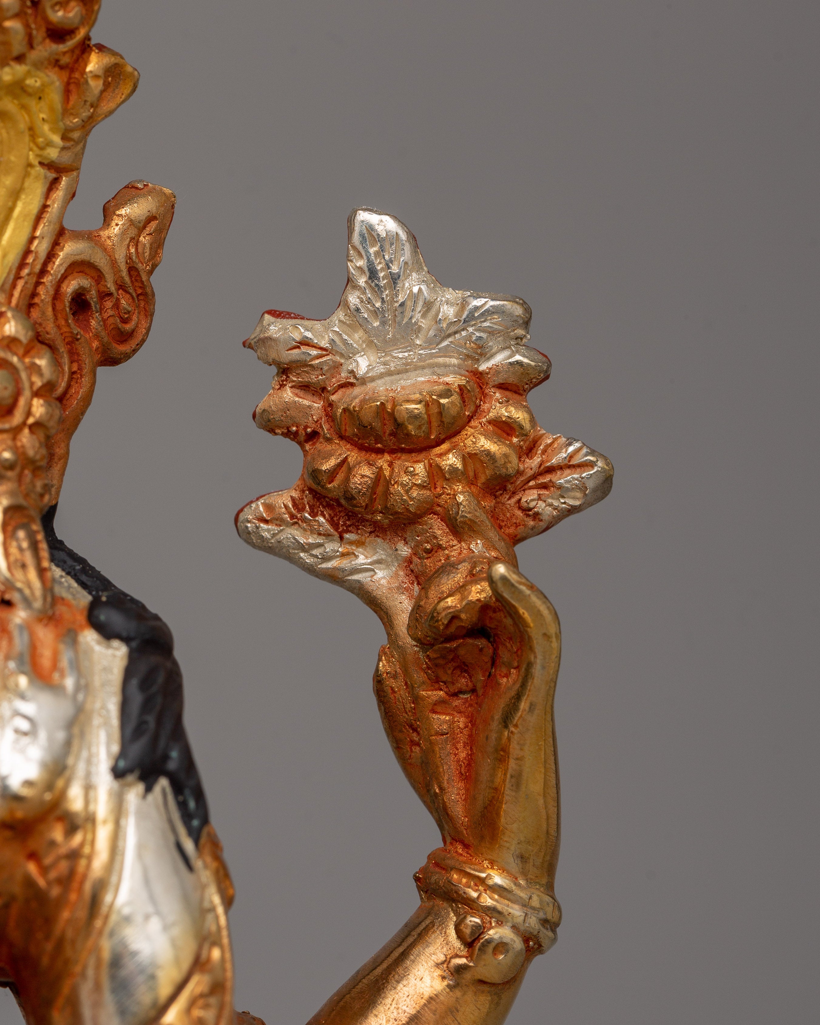 Chenrezig with Beautiful Sacred Halo Statue | Himalayan Sacred Shrine Artwork