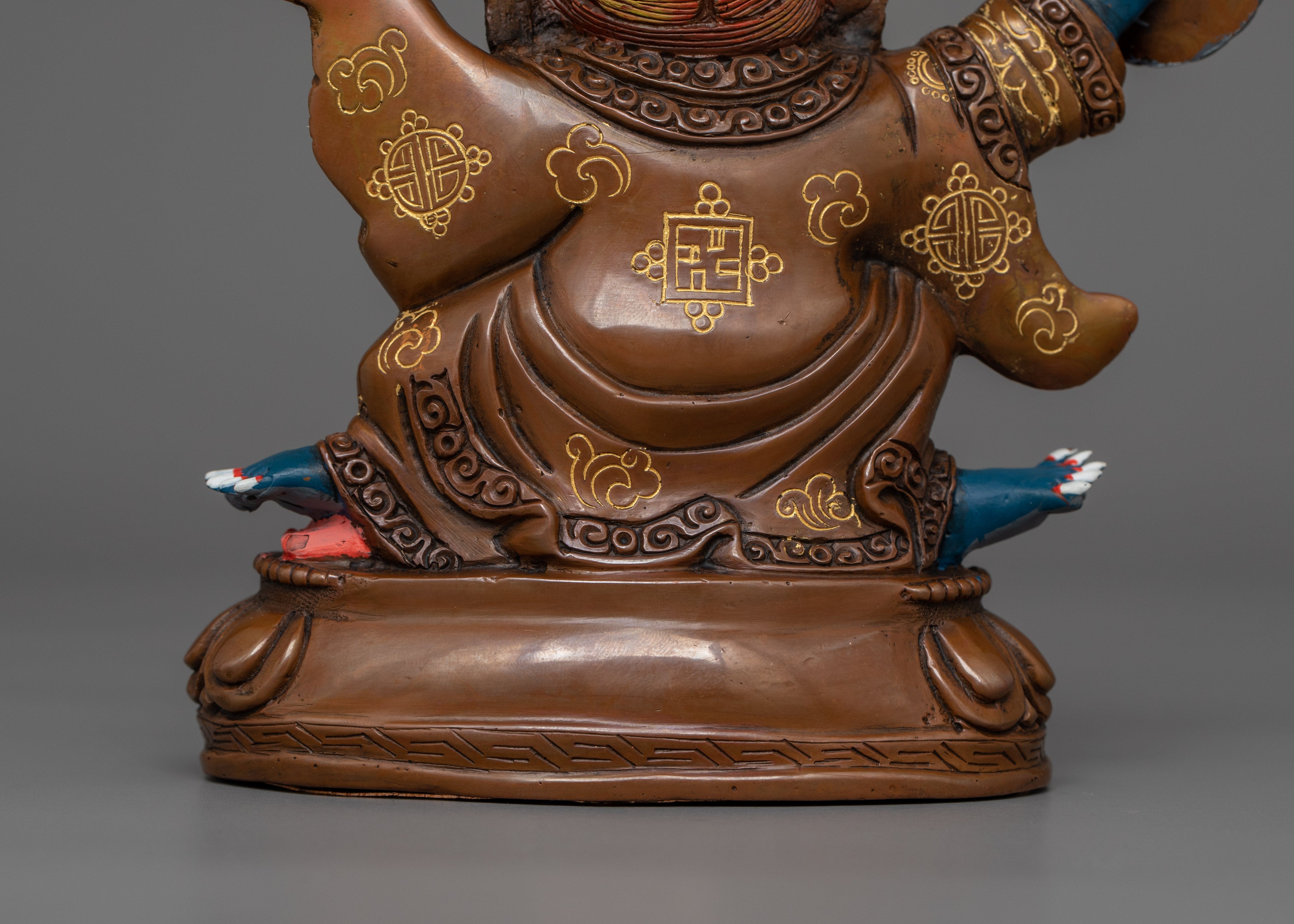 Mahakala Bernakchen Tibetan Deity Figurine | Protector of the Karma Kagyu Lineage