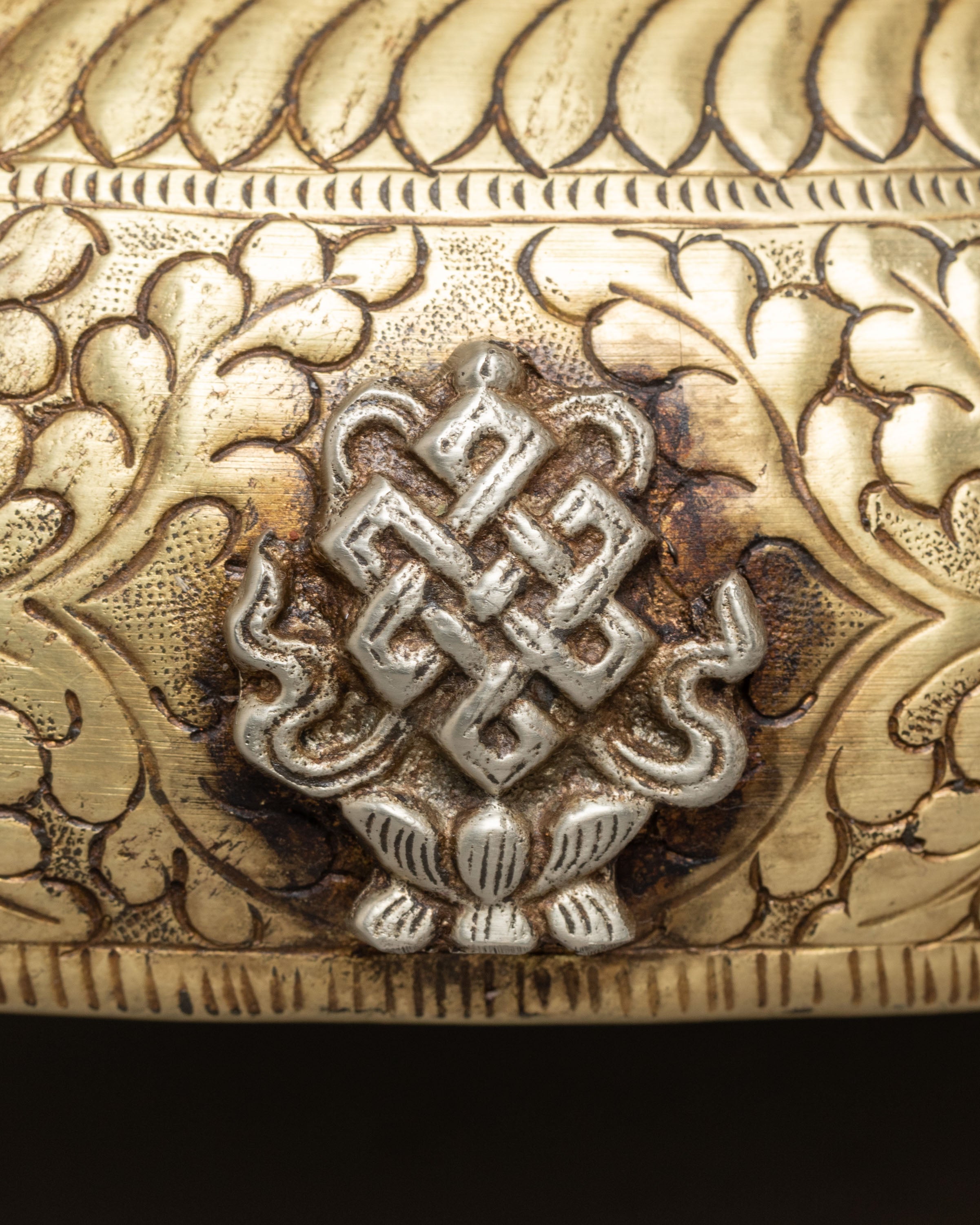 Handcrafted Brass Urli Bowl | Vishva Vajra Sacred Decorative Bowl