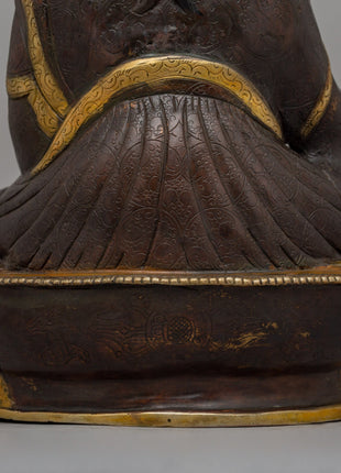 Guru Rinpoche Tantric Master Statue | Sacred Tibetan Buddhist Figurine