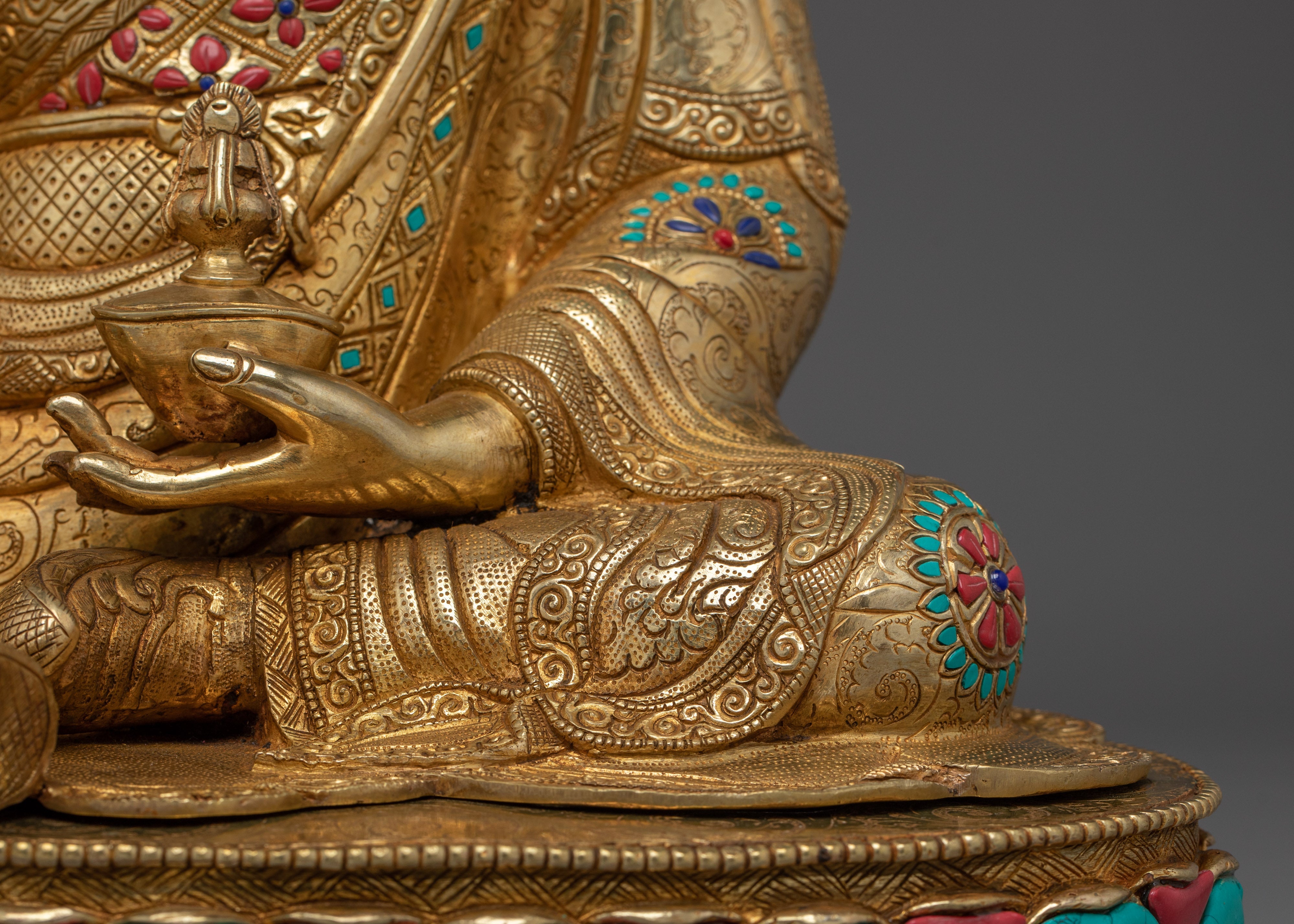 Vajra Master Padmasambhava Statue | Precious Lotus Born Guru Artwork