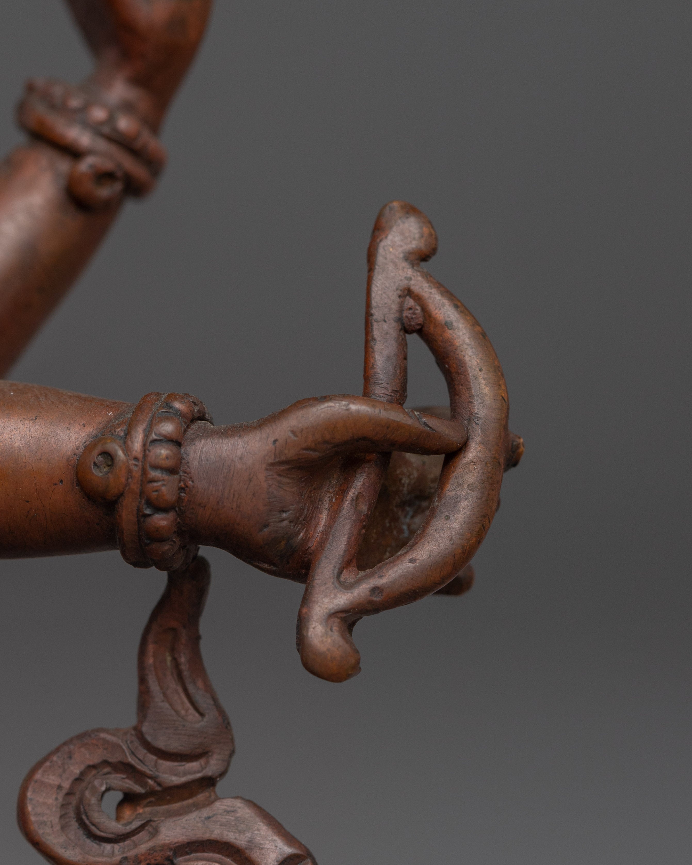 Oxidized Copper Namgyalma Statue | Symbol of Longevity and Prosperity