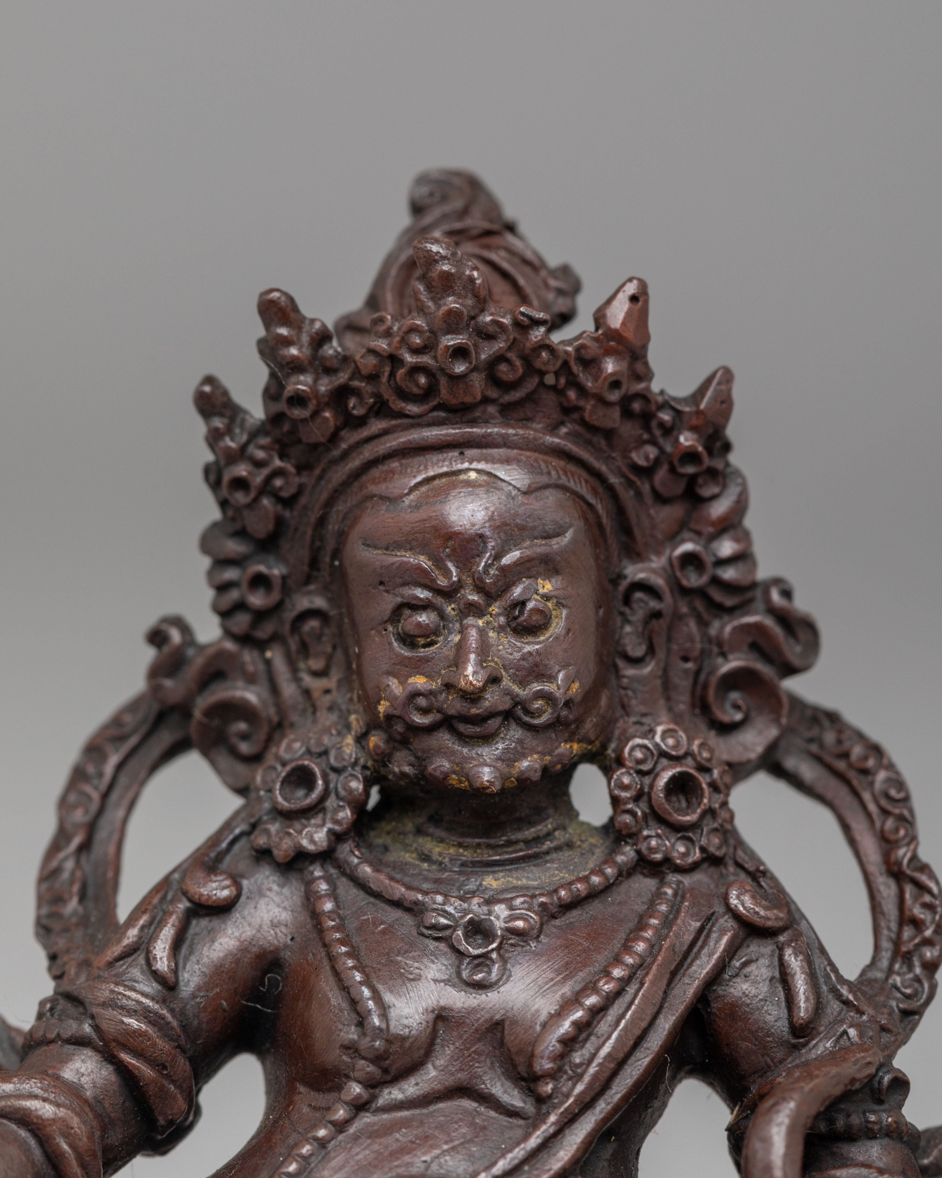 Machine Made Dzambhala Figure | Sacred Symbol of Prosperity