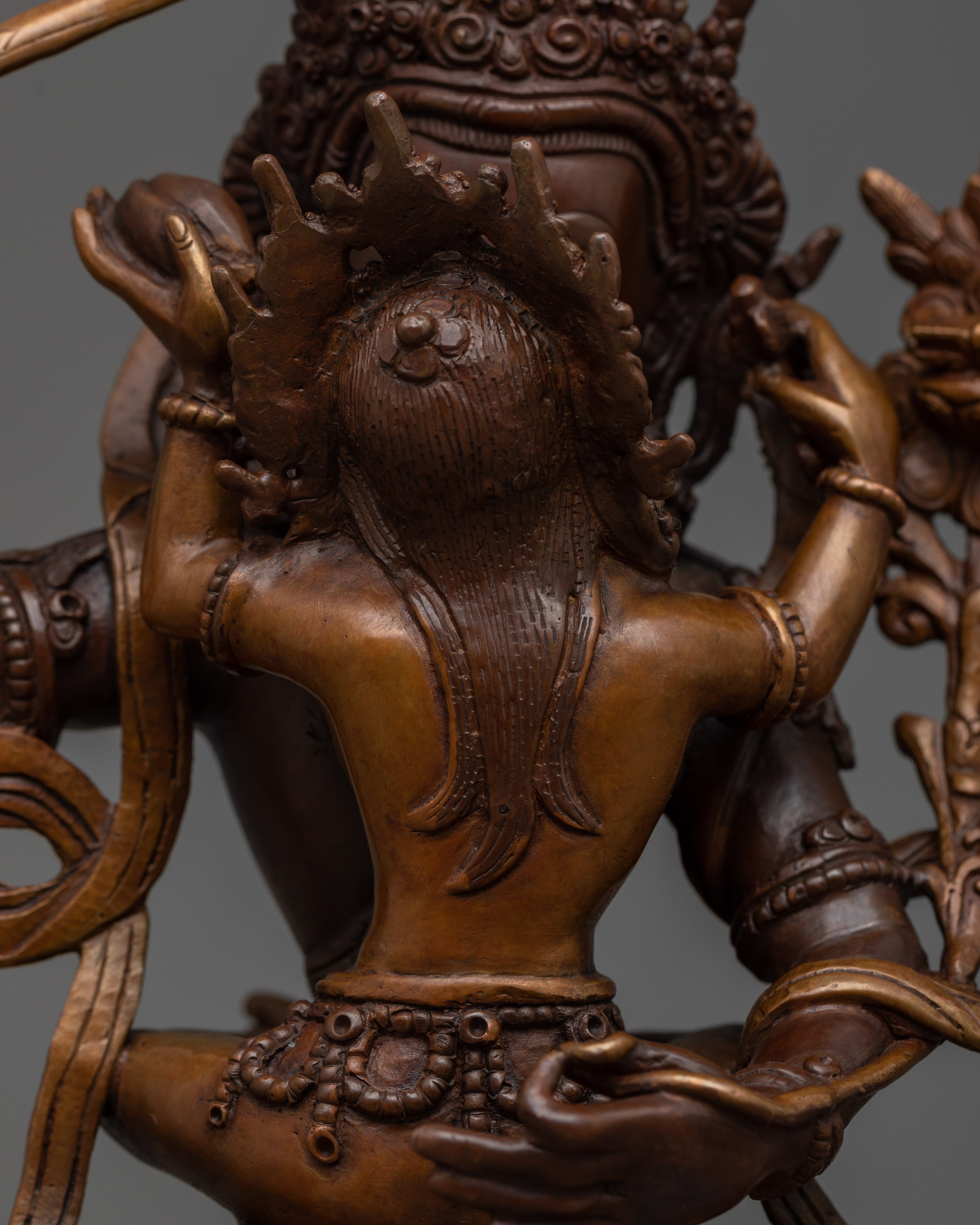 Manjushri with Consort Sculpture | A Symbol of Wisdom and Clarity