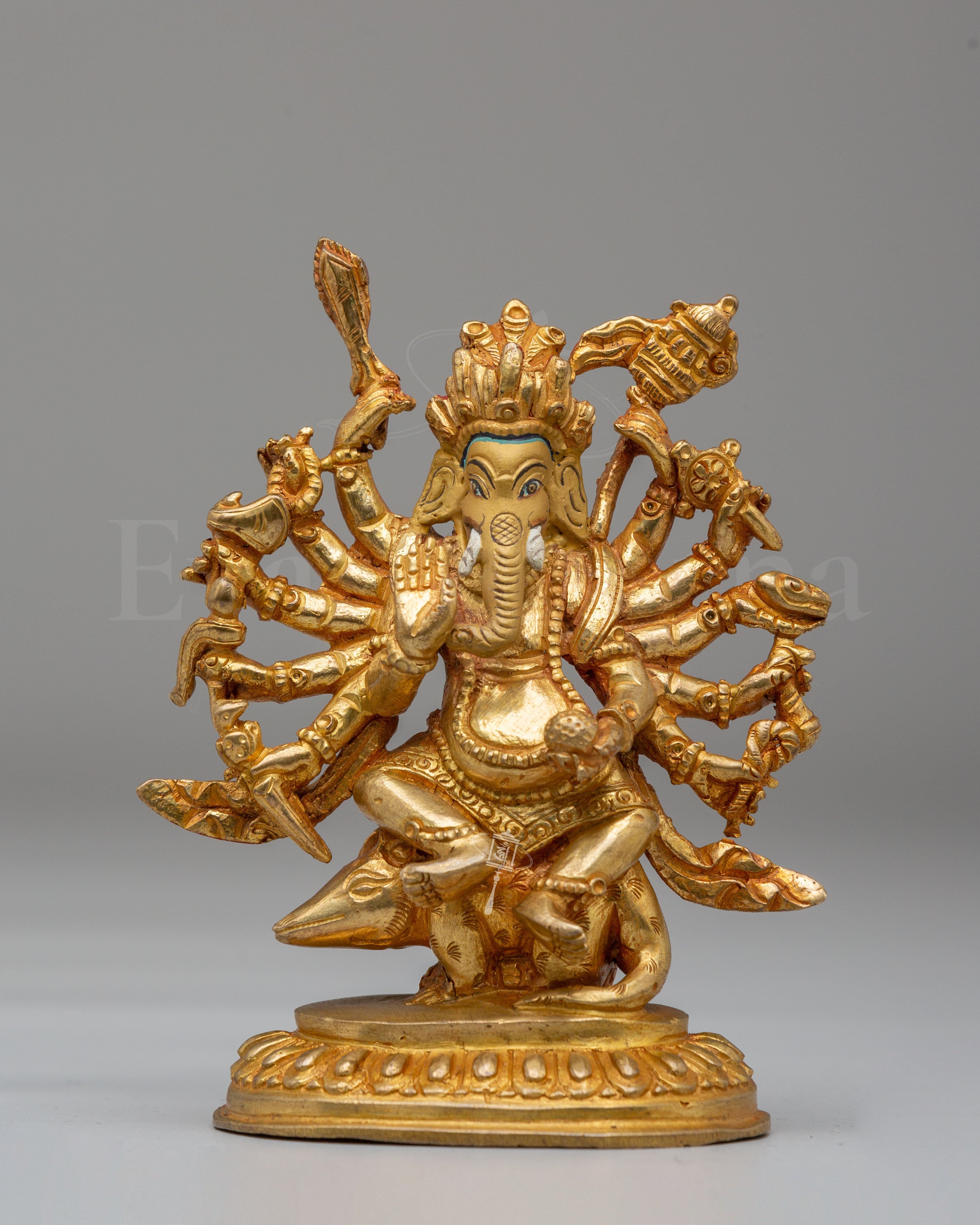 Maha Rakta Ganesha God Statue 