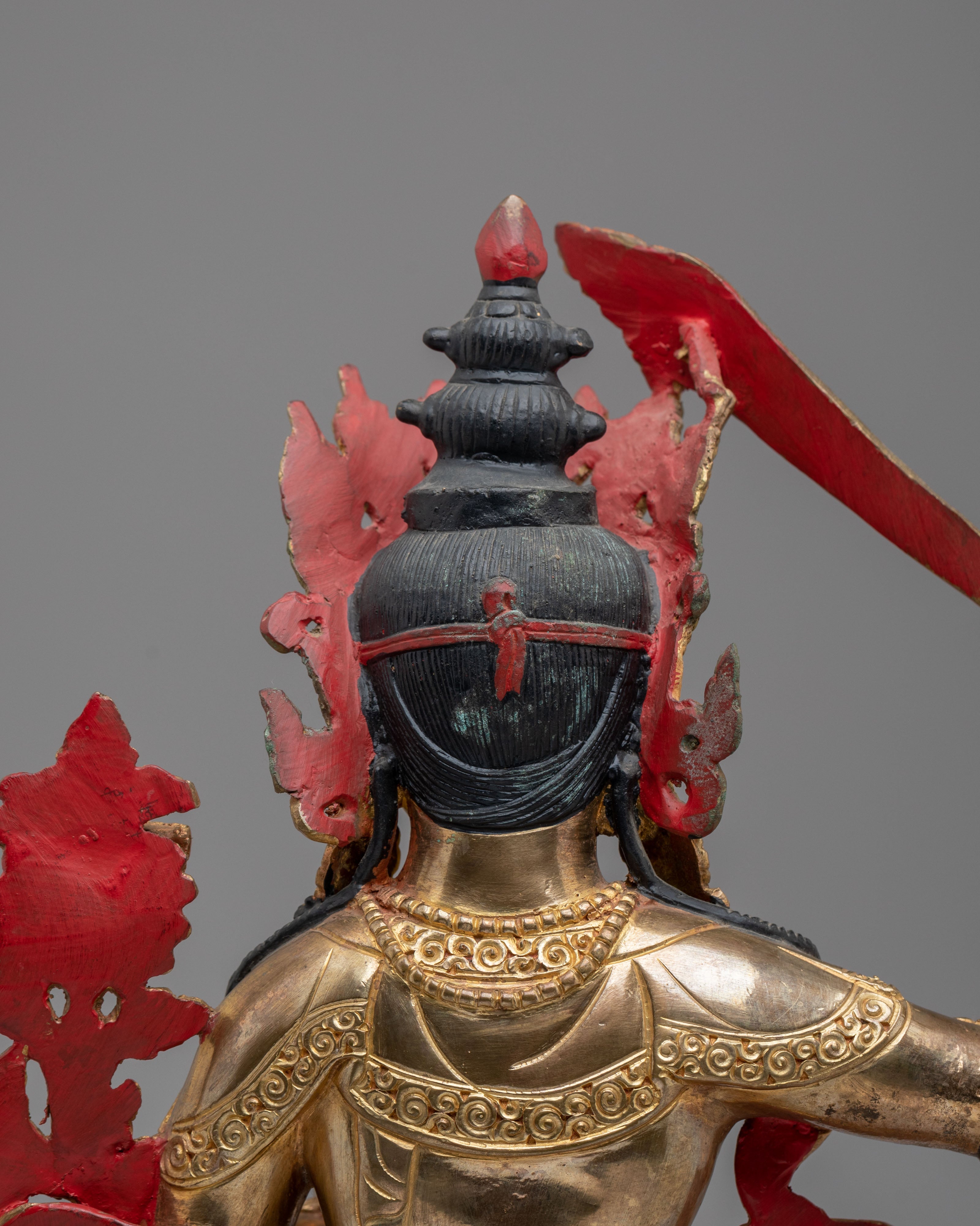 Manjushri Statue Of Power And Wisdom | Symbolizing Knowledge