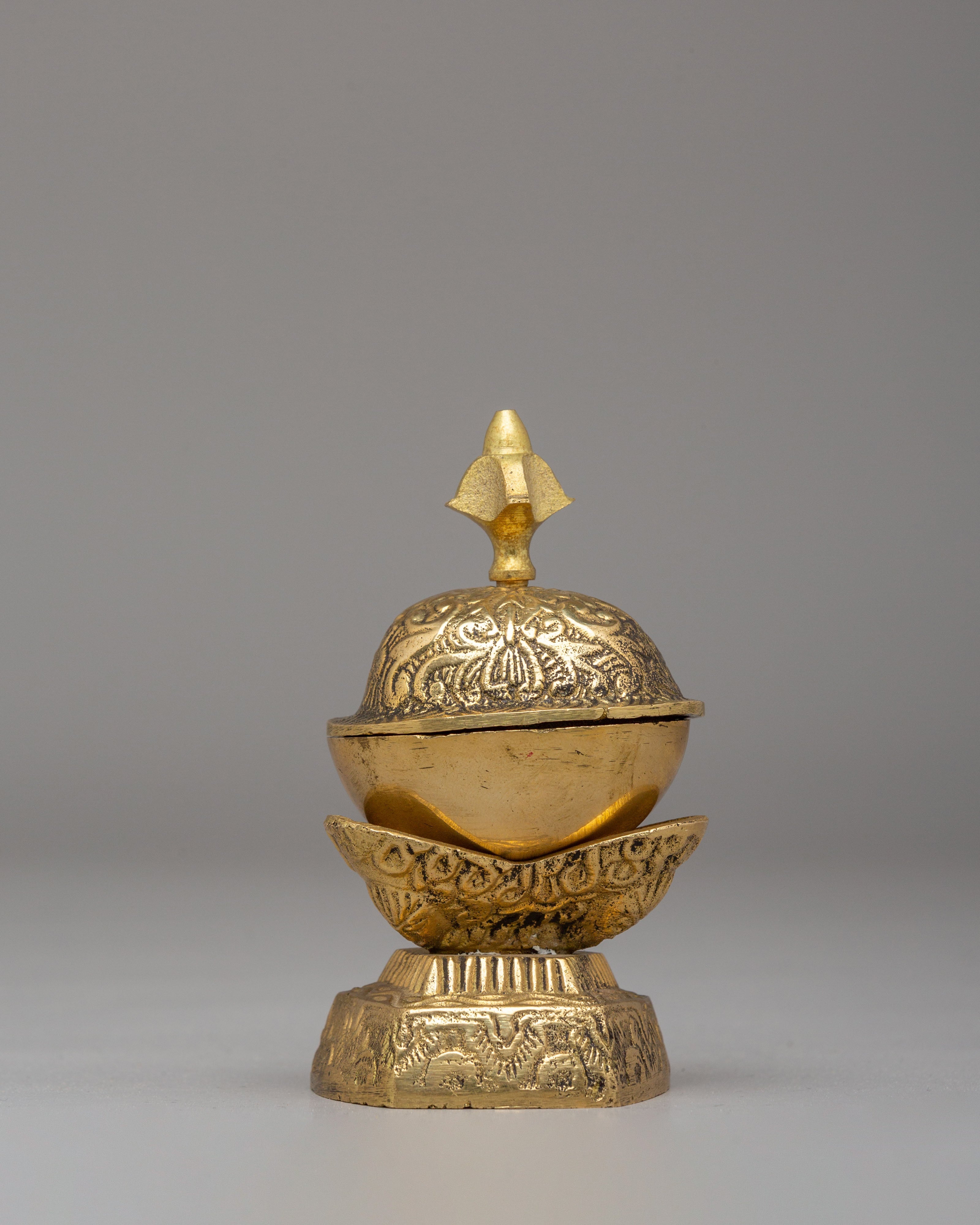 Sacred Buddhist Kapala Set for Altar | Ritual Offering Vessels