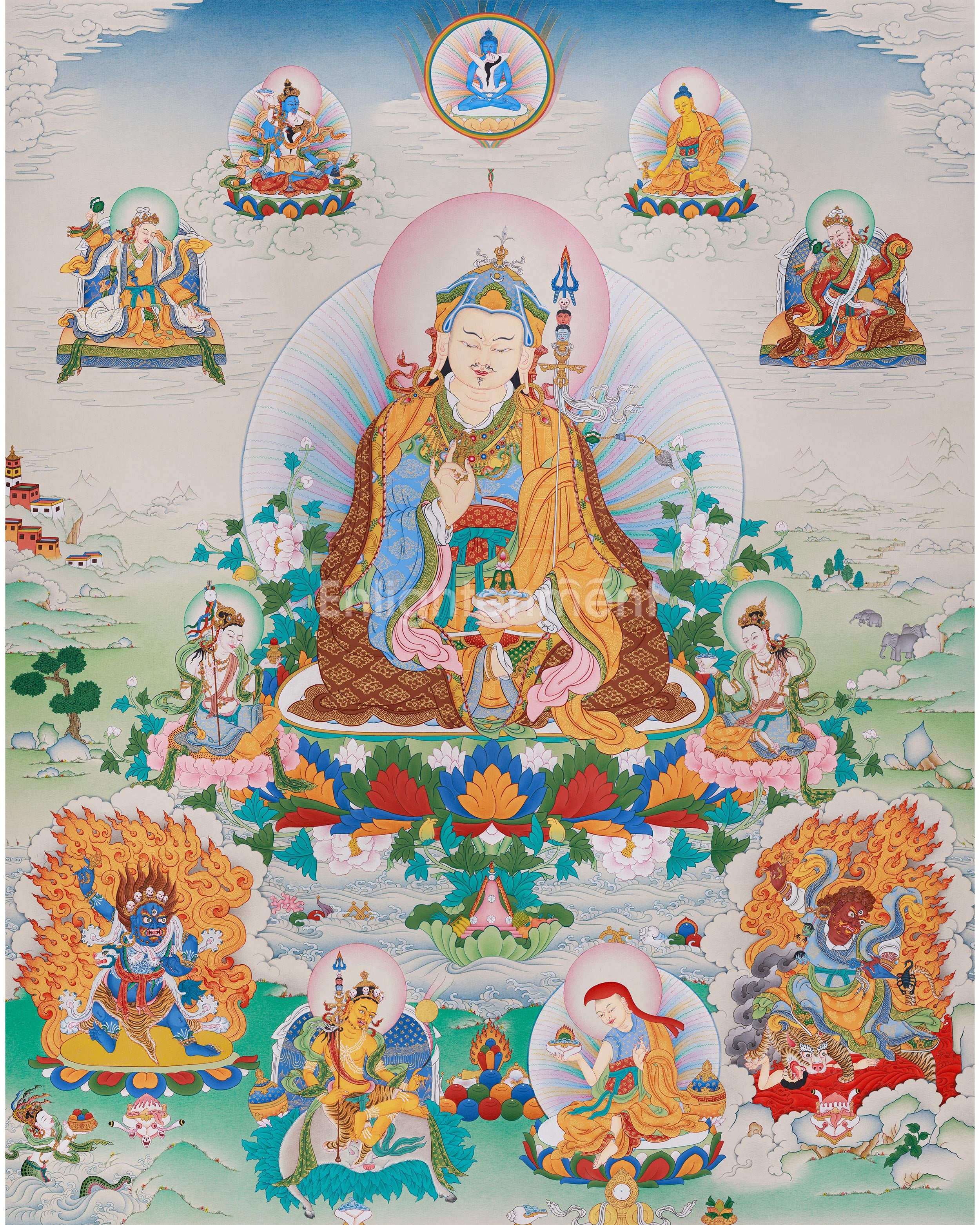 eight manifestations of padmasambhava
