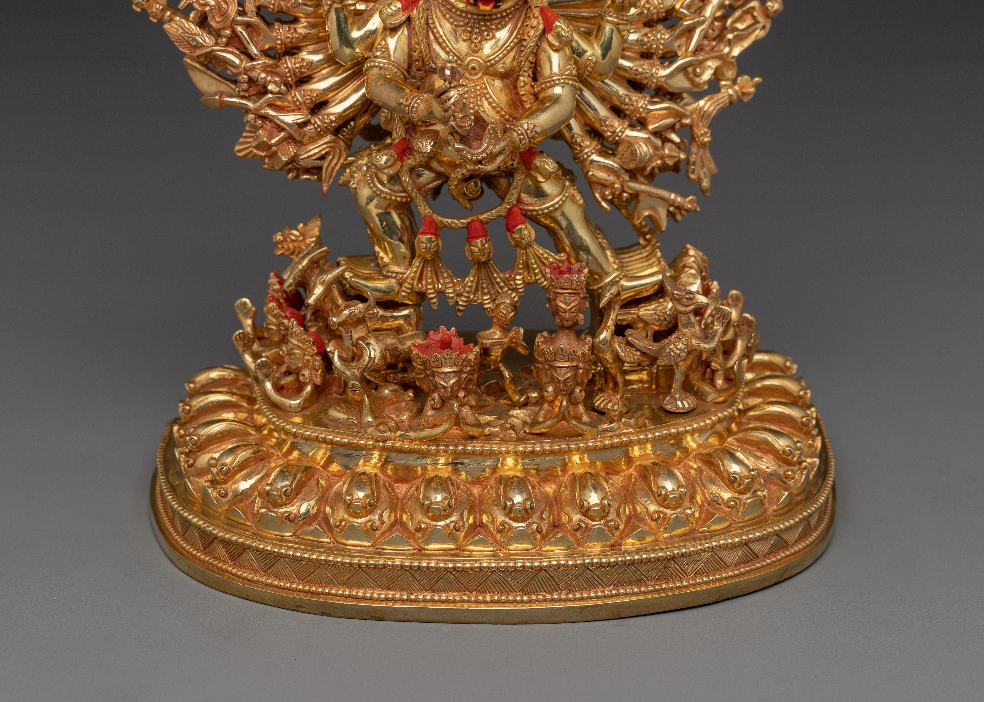 Wrathful Manifestation of Manjushri Statue | Yamantaka - Dharma Protector